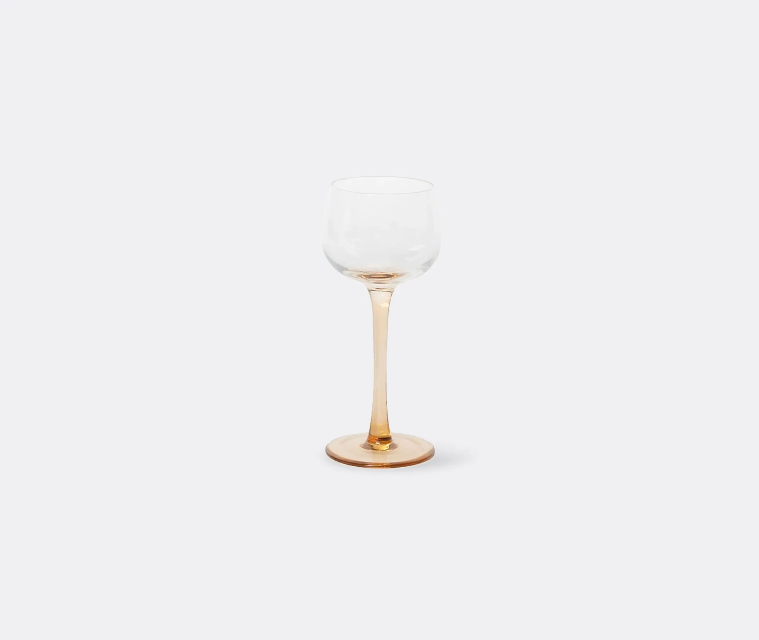 Set of 4 Goblets Hand-Blown - Pink, Glass