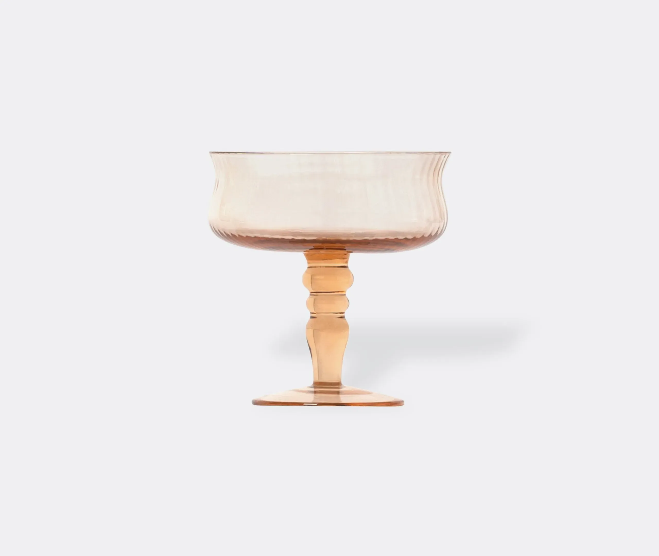 Set of 6 Goblets with Surface Patterns - Multicolor
