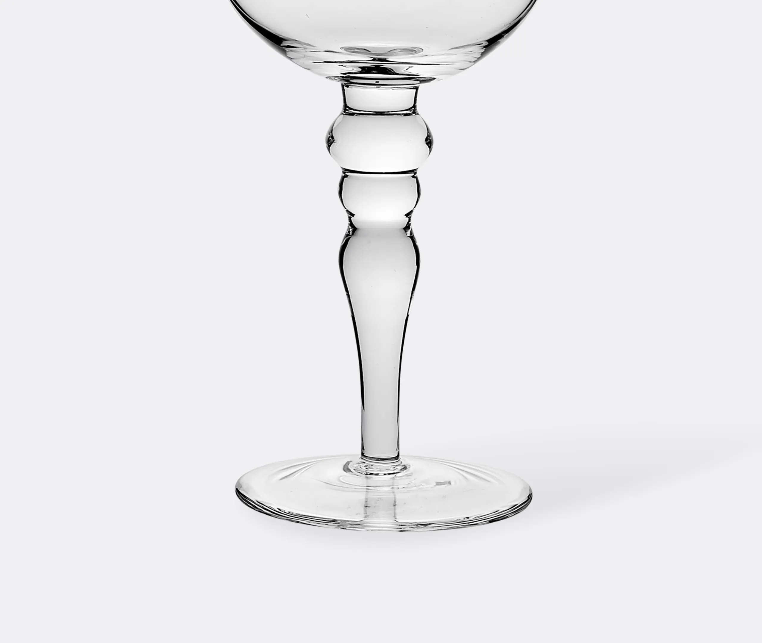 Set of Six Wine Glasses - Clear