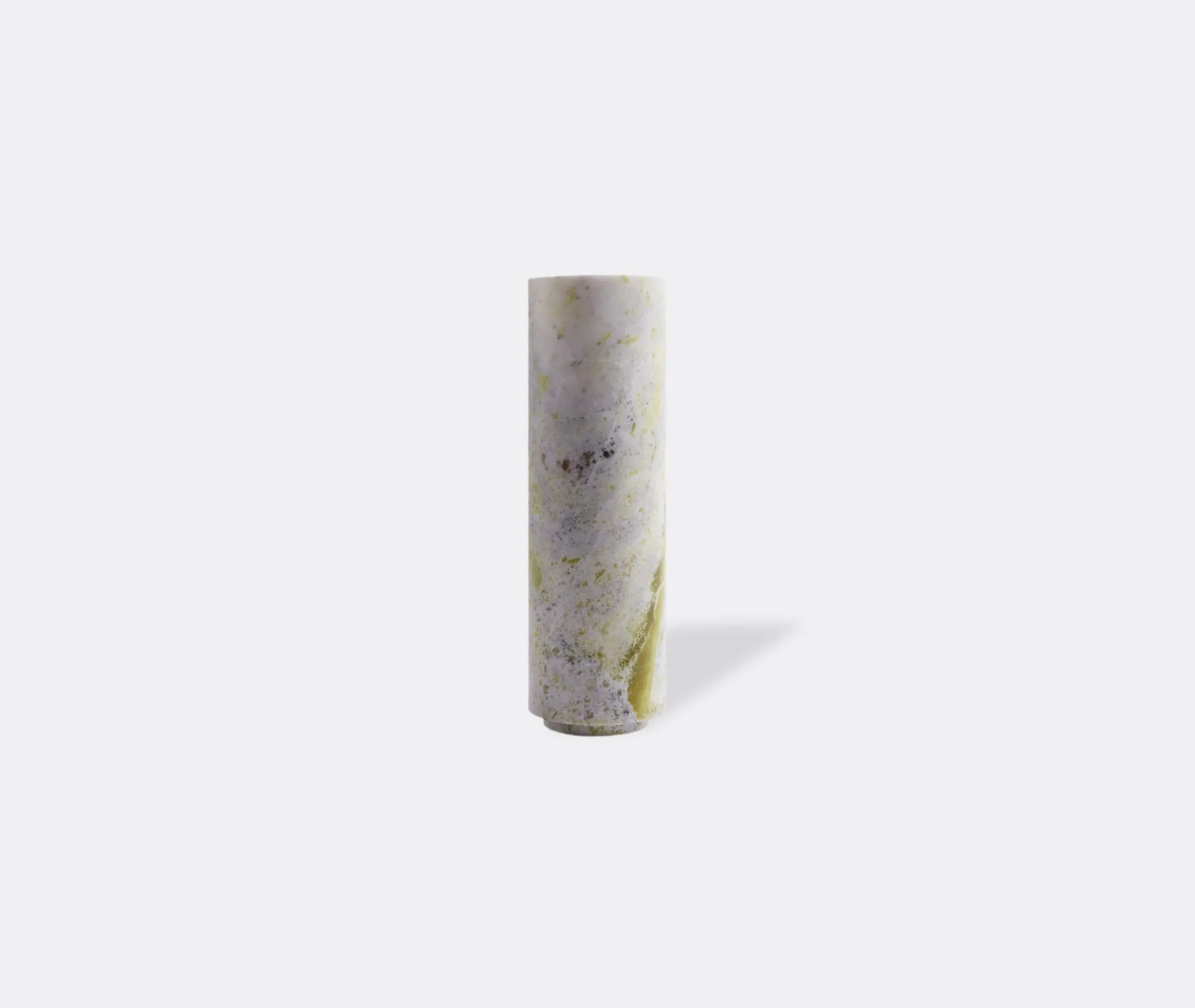 Cylindrical Water Carafe - Verde Giada, Marble image