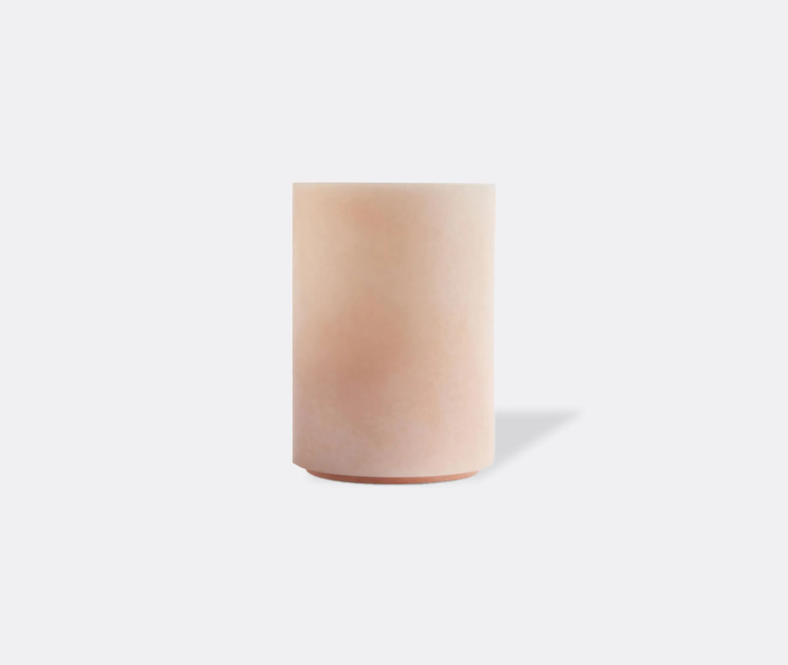 Cylindrical Water Glass - Pink, Marble image