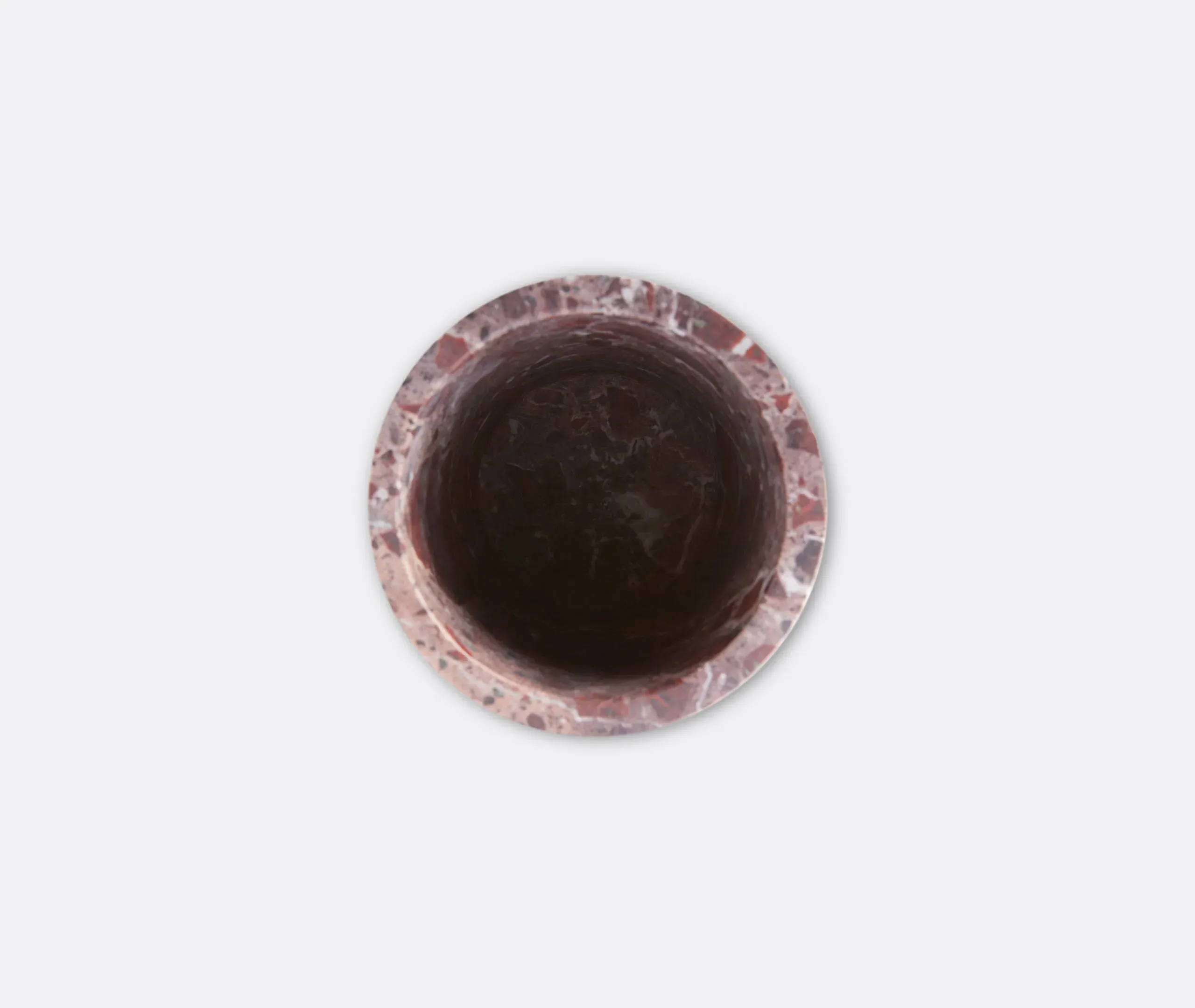 Cylindrical Wine Carafe - Red, Marble