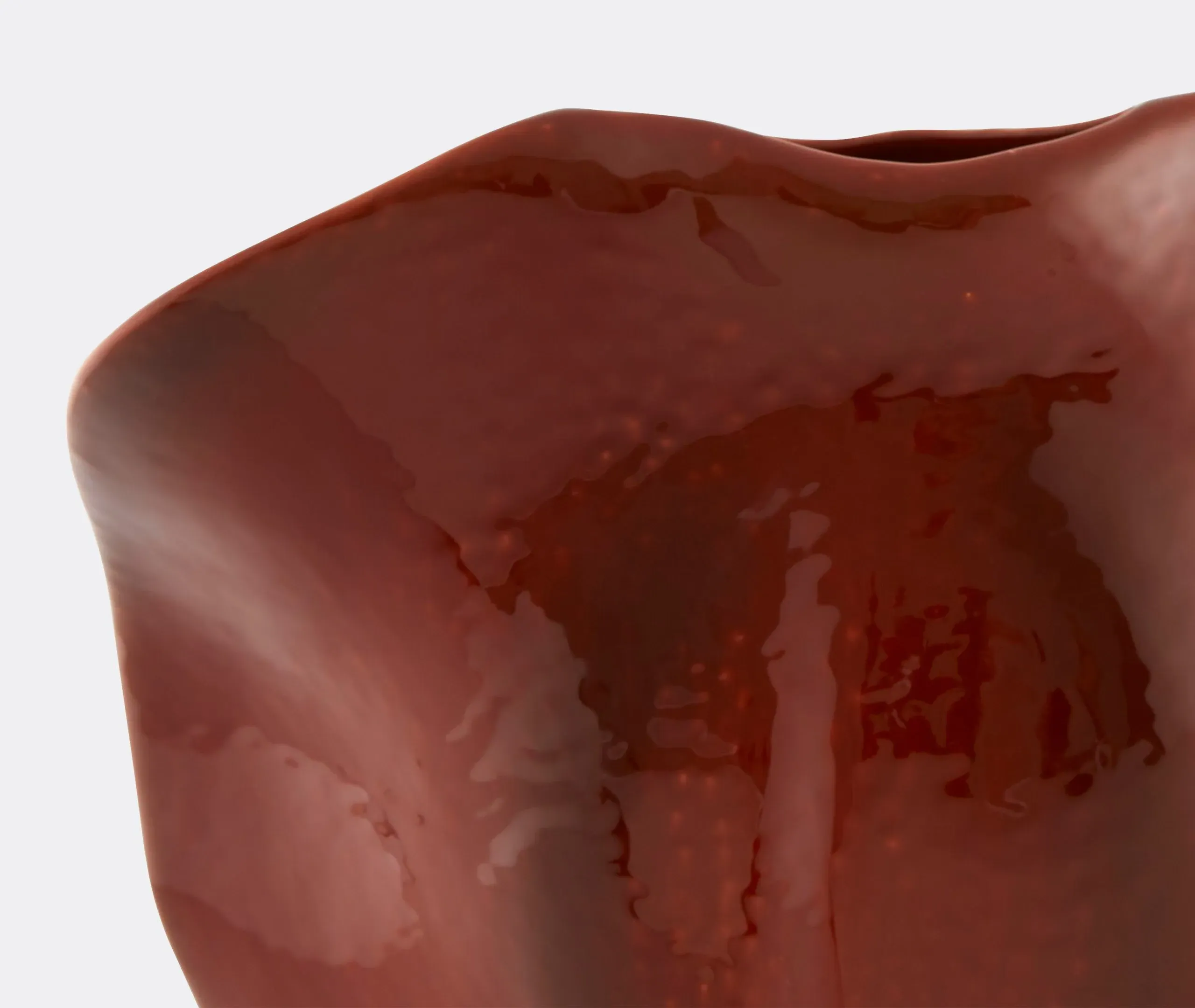 Amazonia Vase - Brown, Earthenware