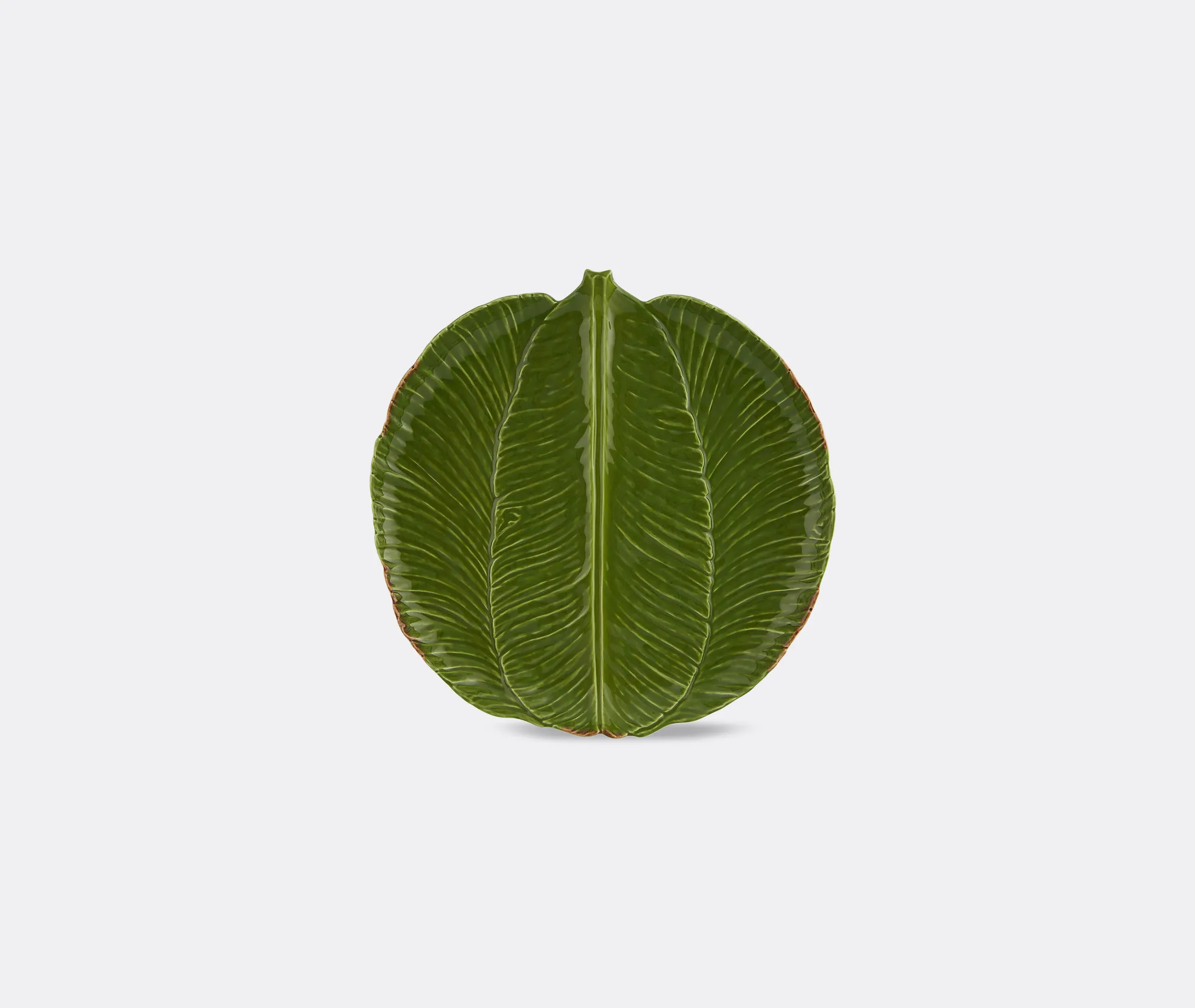Banana Madeira Tart Tray - Green, Ceramic product