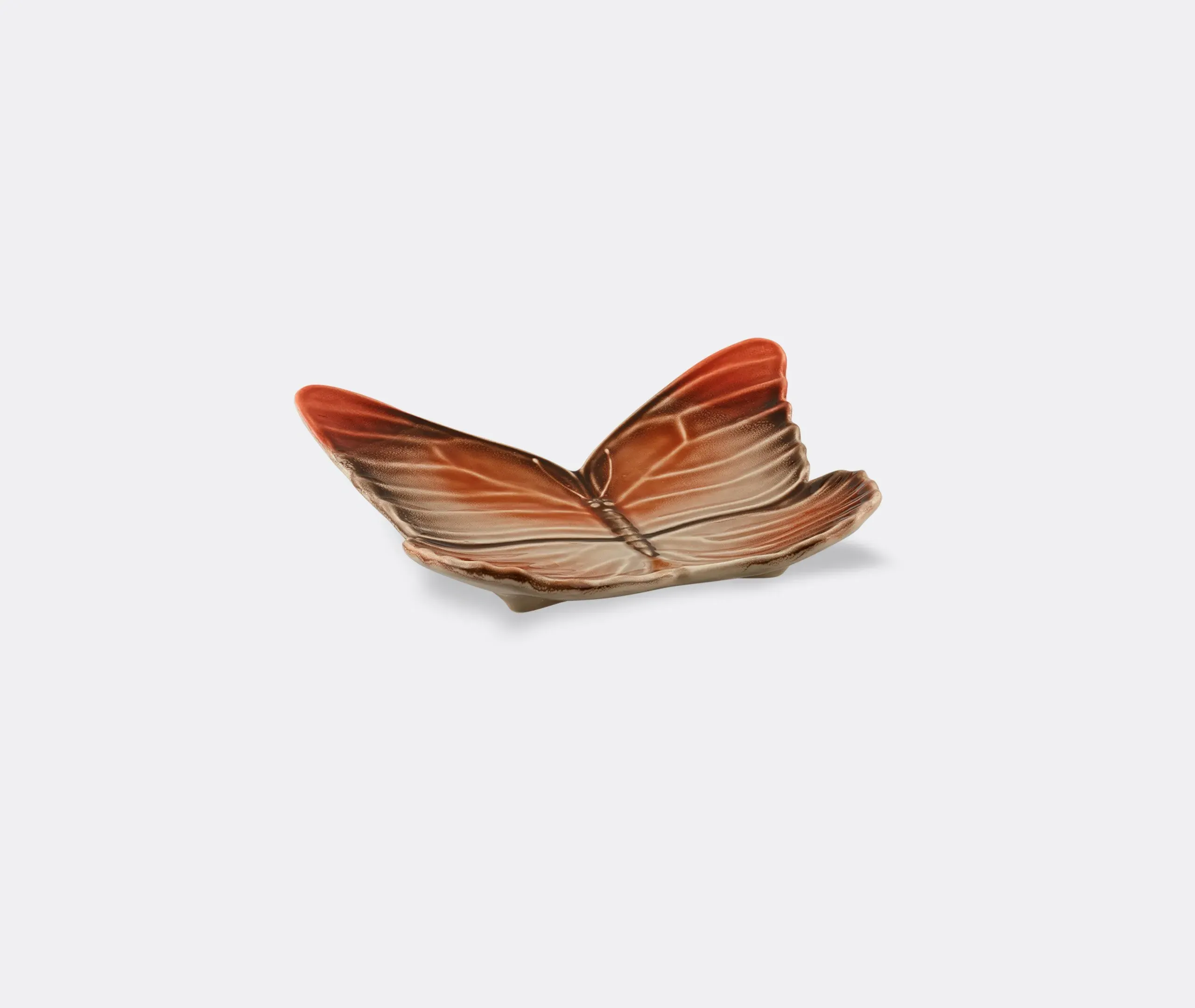 Butterfly Bread Plates Set of 4 - Pink, Ceramic