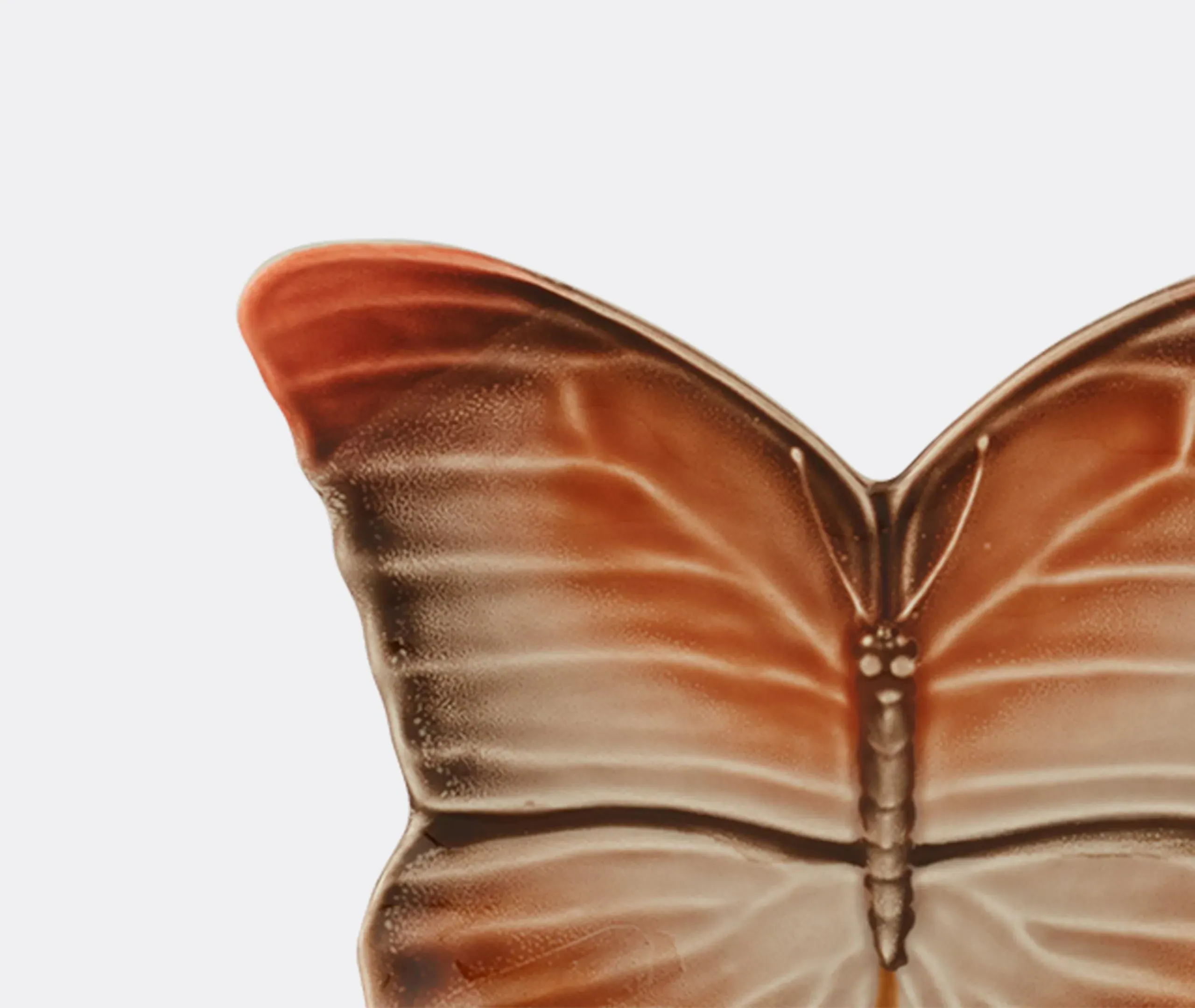 Butterfly Bread Plates Set of 4 - Pink, Ceramic