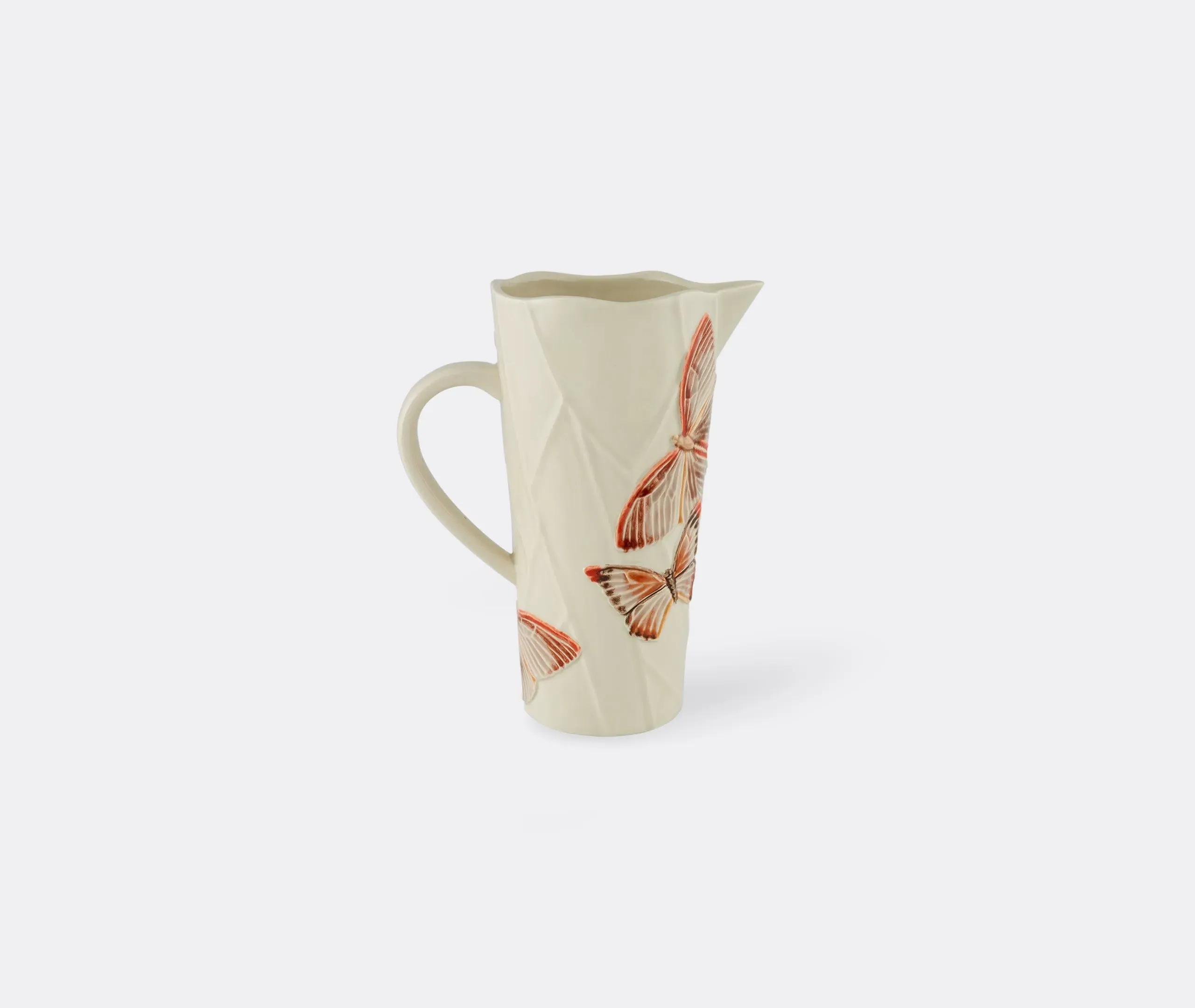 Butterfly Pitcher - Pink, Ceramic