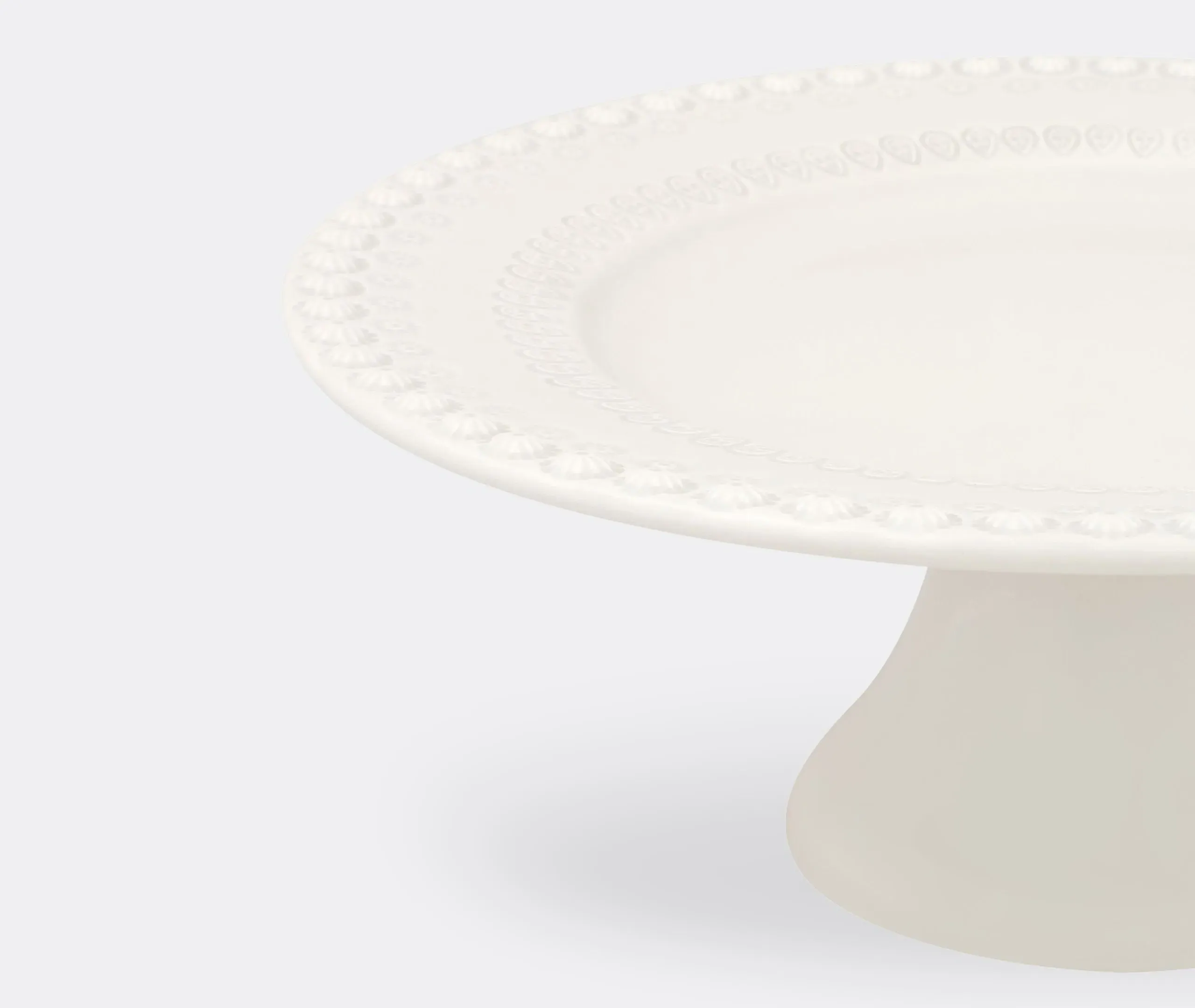 Cake Stand - Ivory, Earthenware