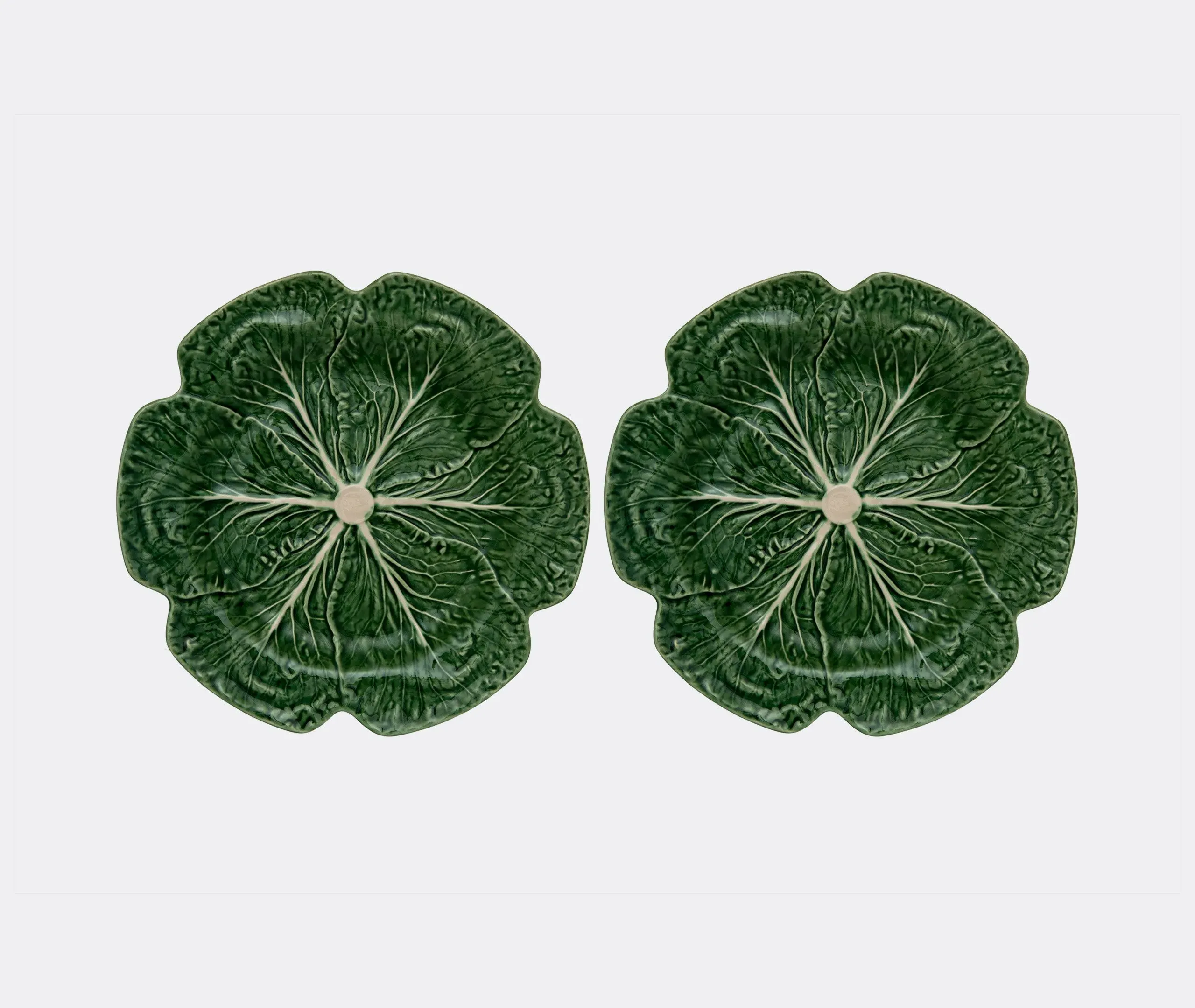 Charger Plate Set of 2 - Green, Ceramic image