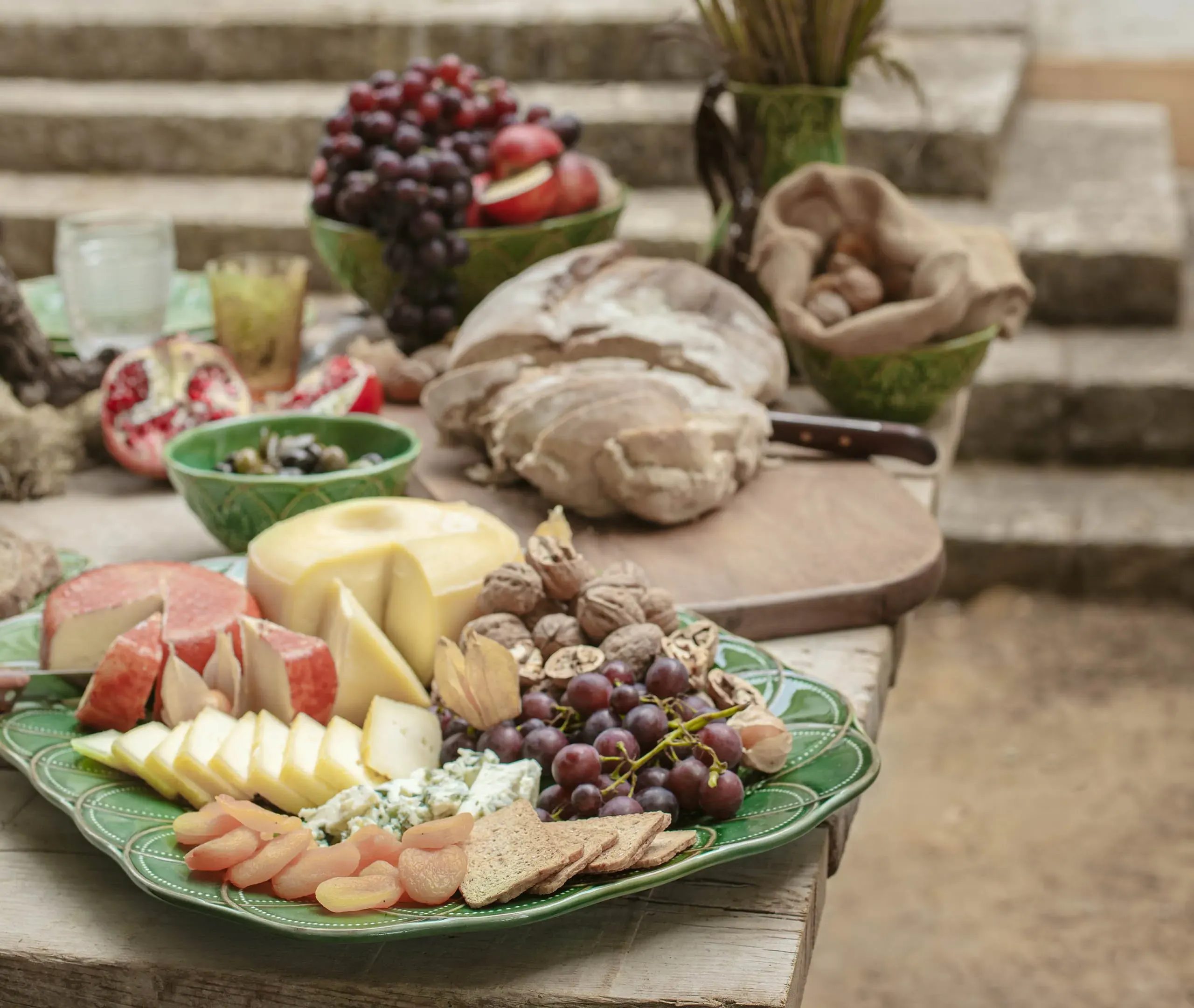 Deer Serving Tray - Multicolour, Earthenware