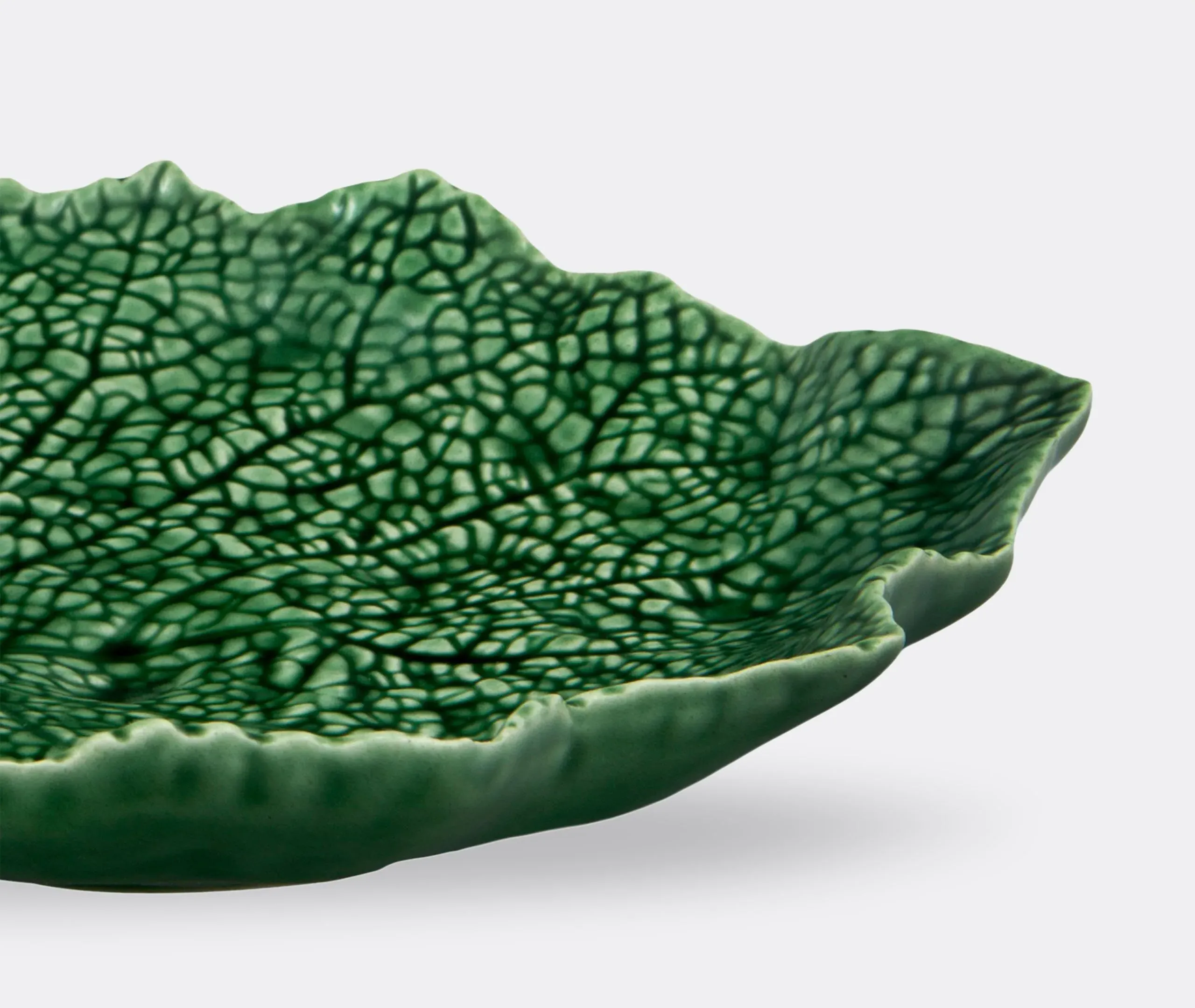 Double Leaf Bowl with Bird Design - Multicolour