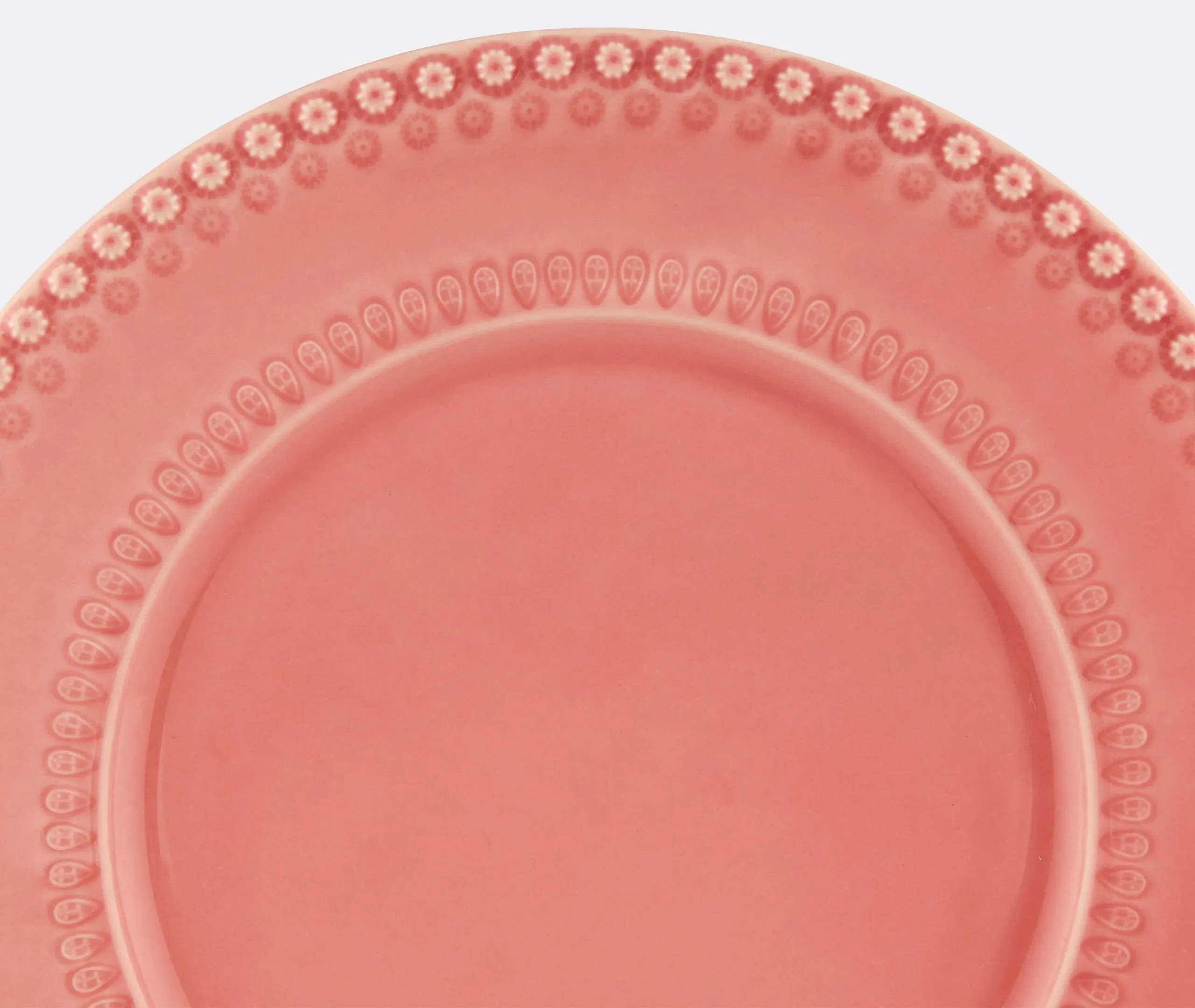 Fantasia Charger Plate Set of Two - Pink, Earthenware