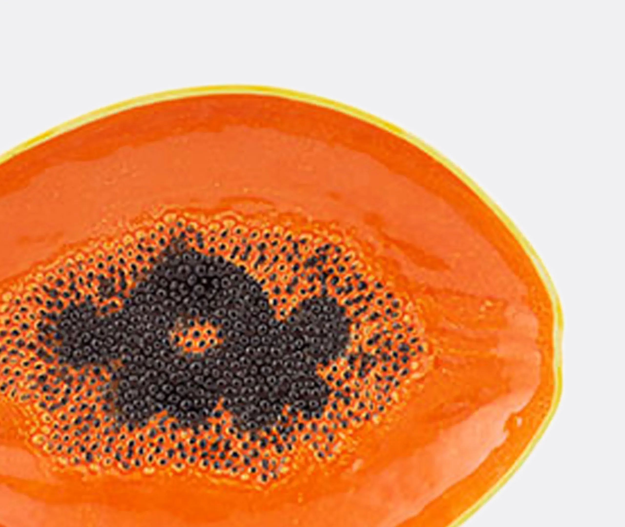 Frutos Tropicais Oval Serving Platter - Orange, Earthenware alternate view