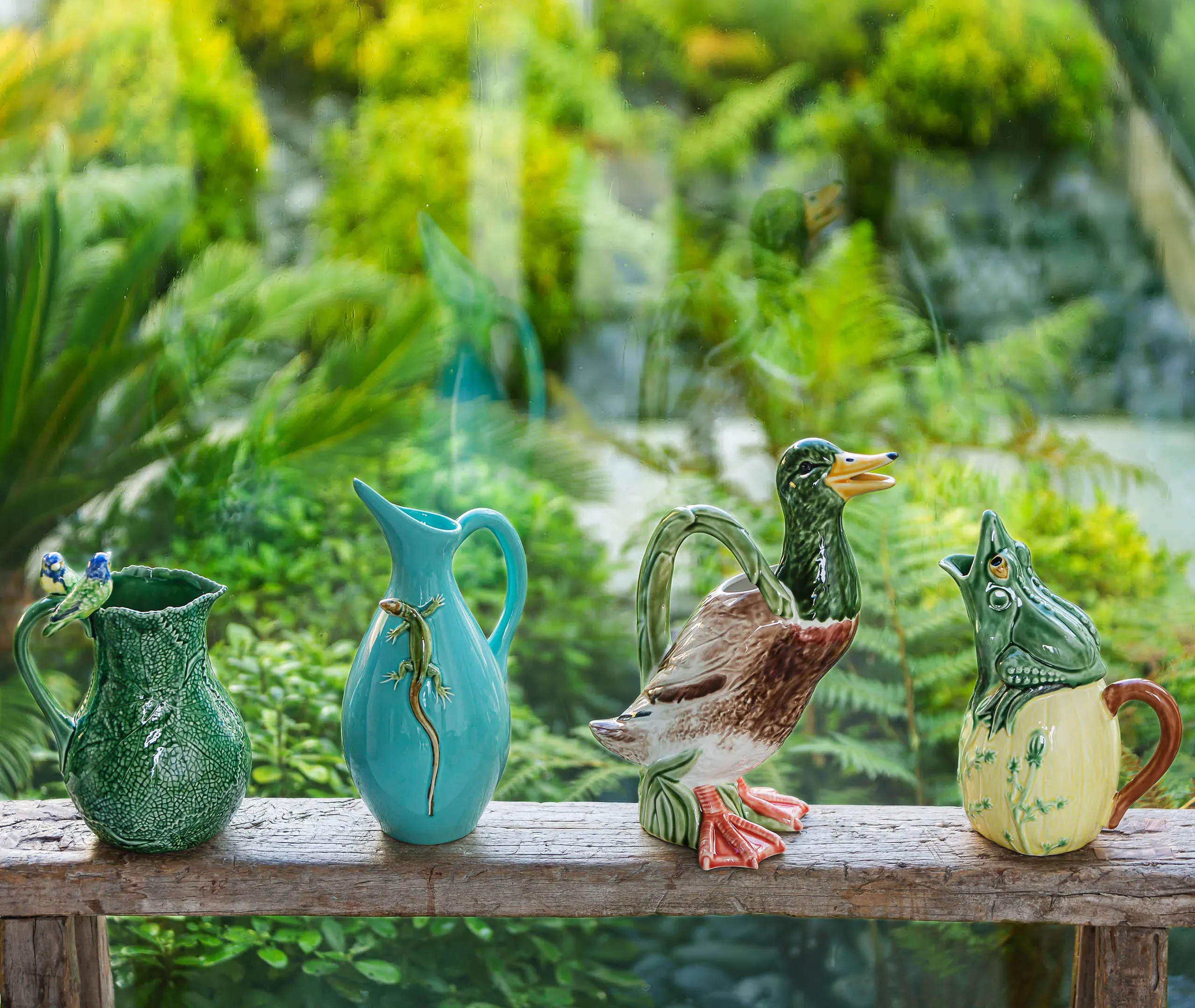 Jarros Duck Pitcher - Multicolour, Ceramic