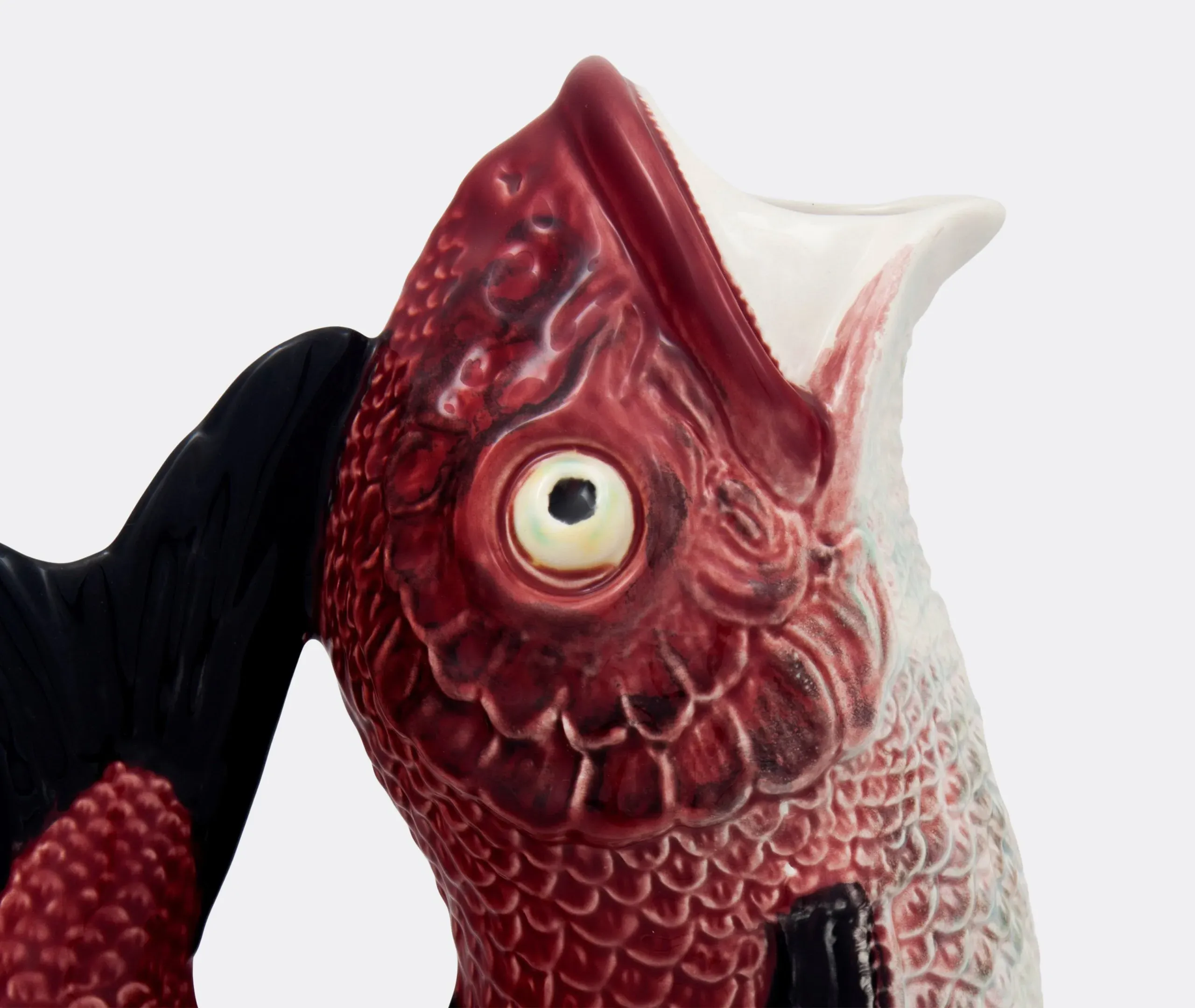 Large Fish Pitcher - Multicolour, Earthenware