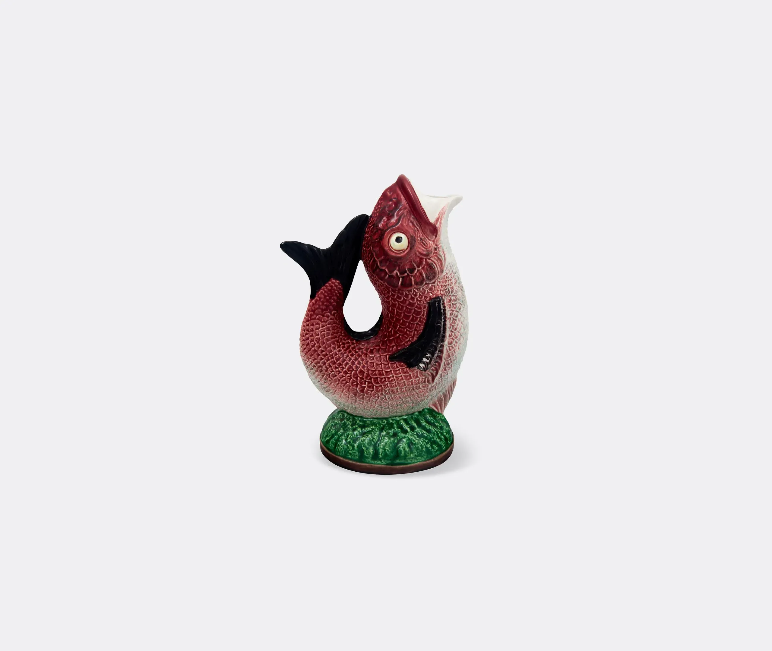 Large Fish Pitcher - Multicolour, Earthenware image