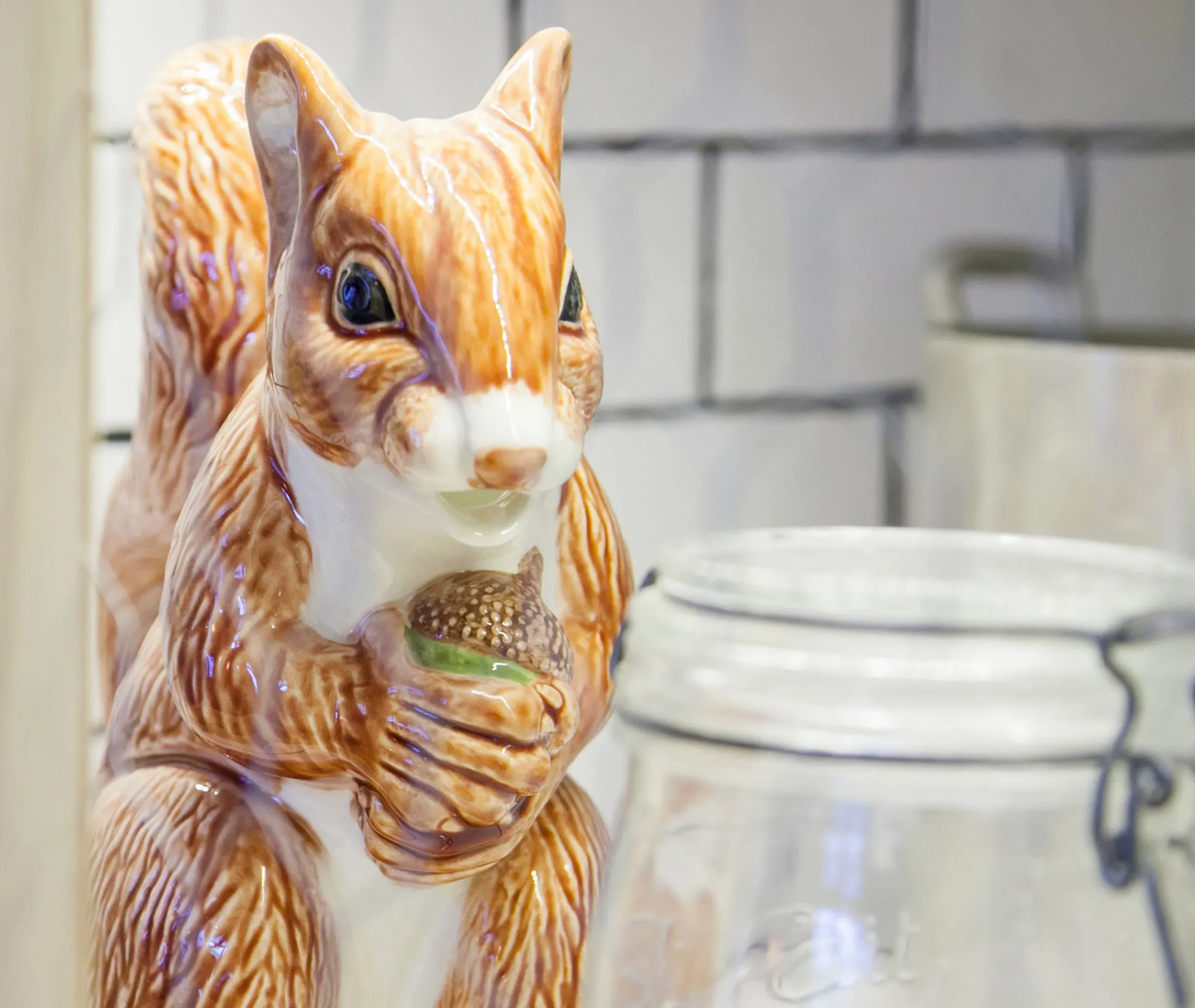 Squirrel Pitcher - Multicolour, Ceramic