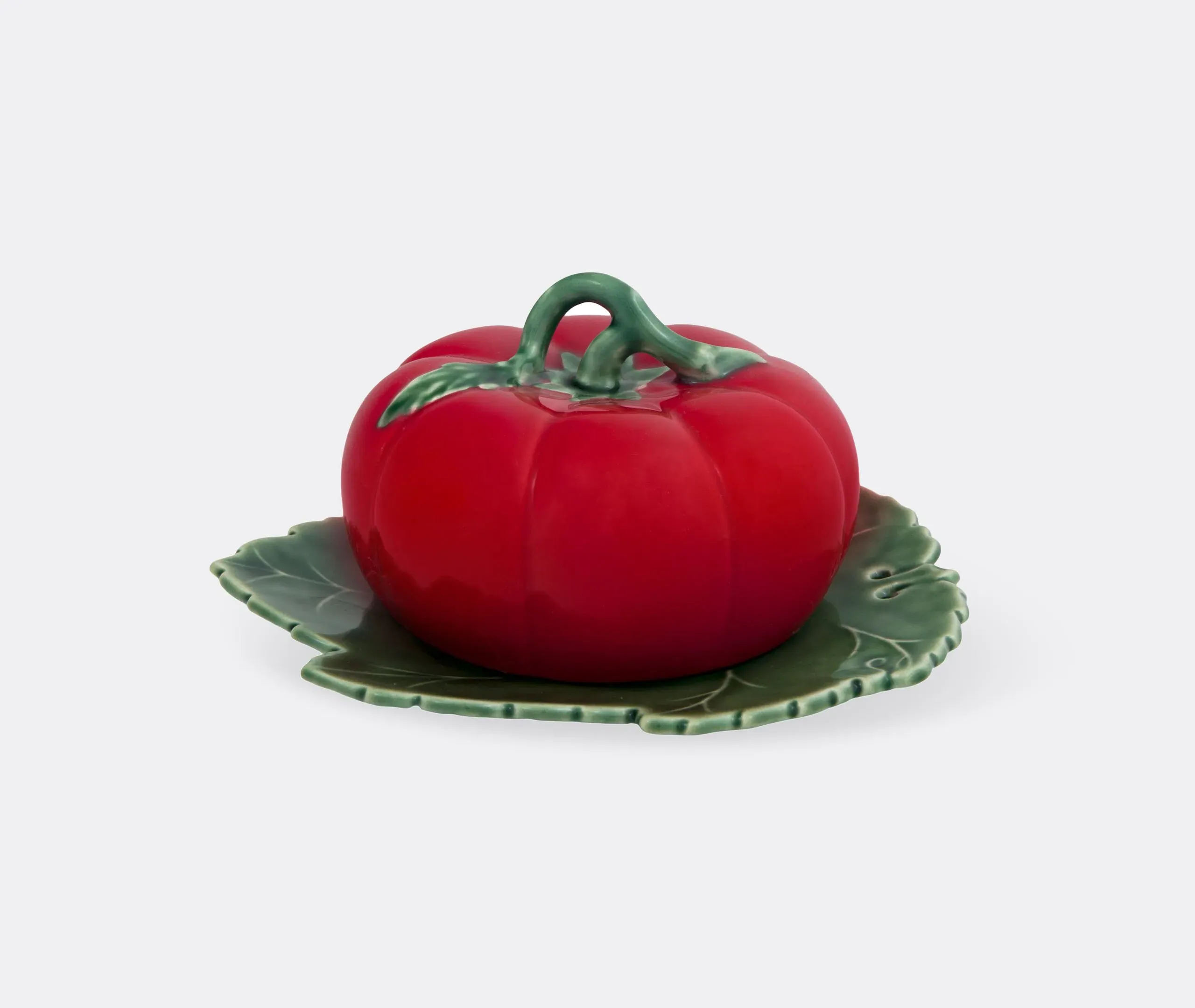 Tomato Butter Dish - Multicolour, Earthenware
