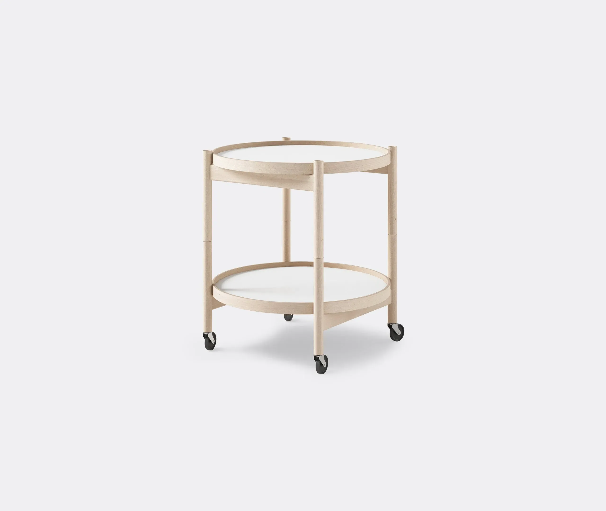 Bølling Tray Table 500mm - White, Beech