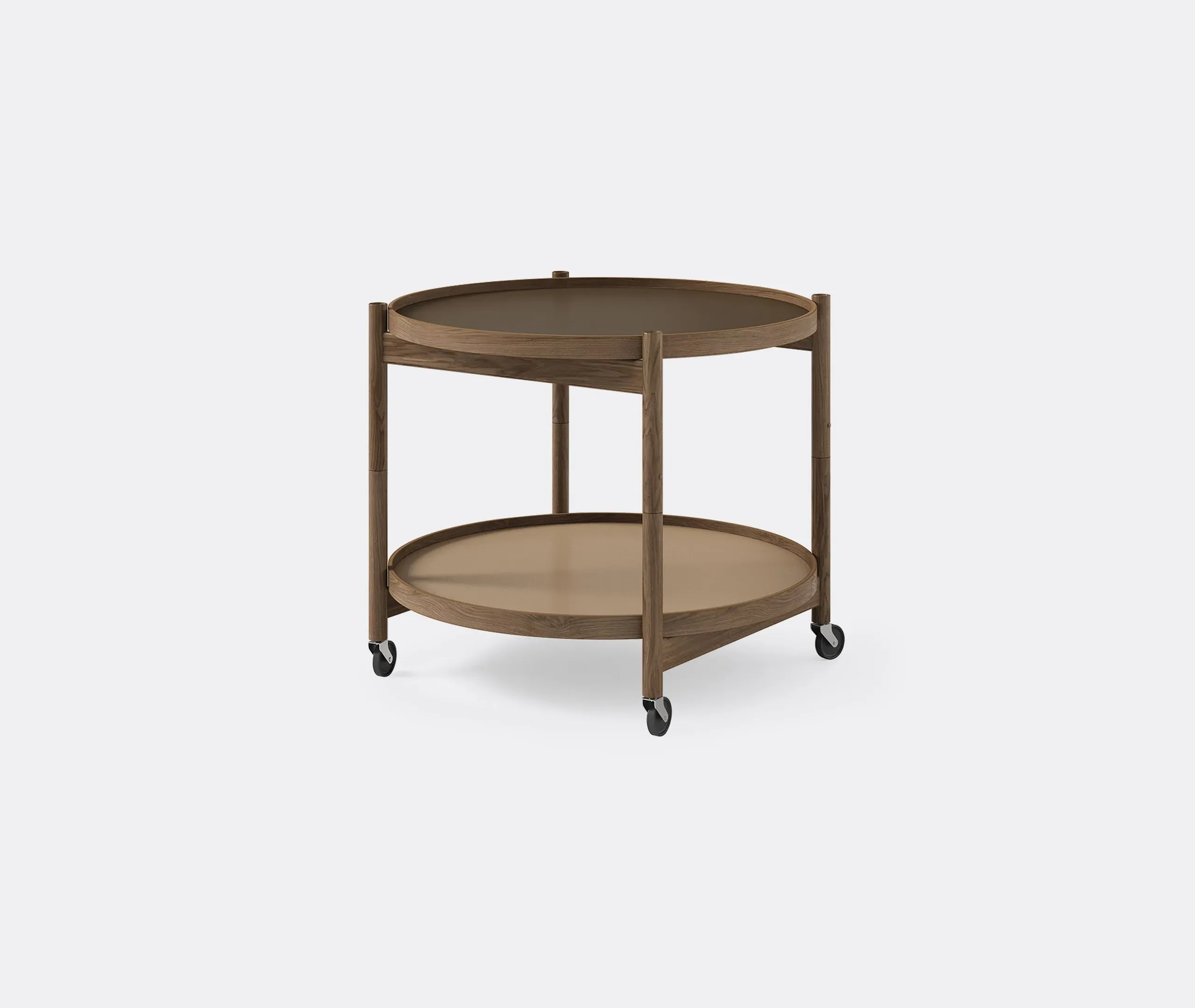 Bölling Tray Table - Beige, Fumed Oak