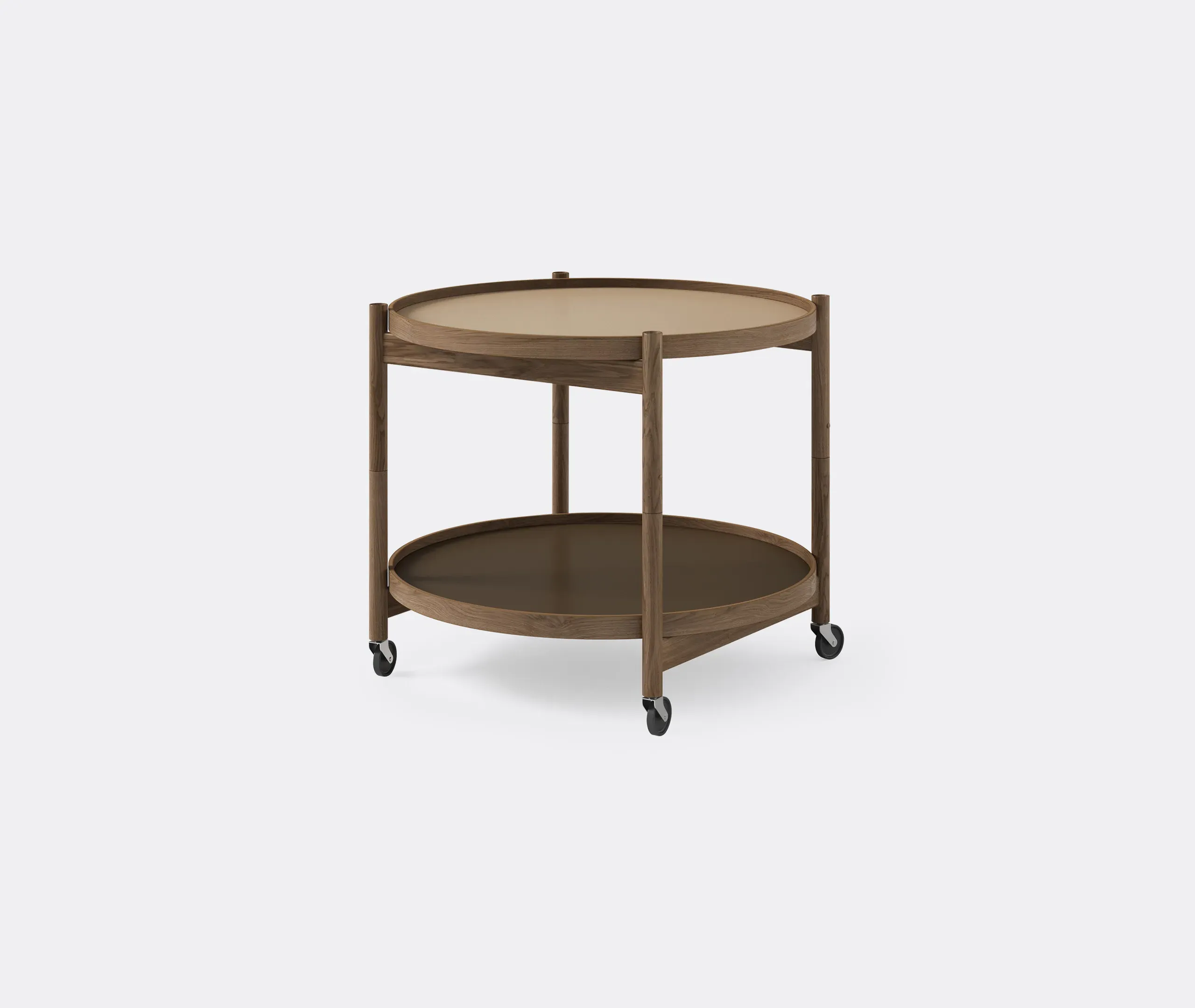 Bölling Tray Table - Beige, Fumed Oak