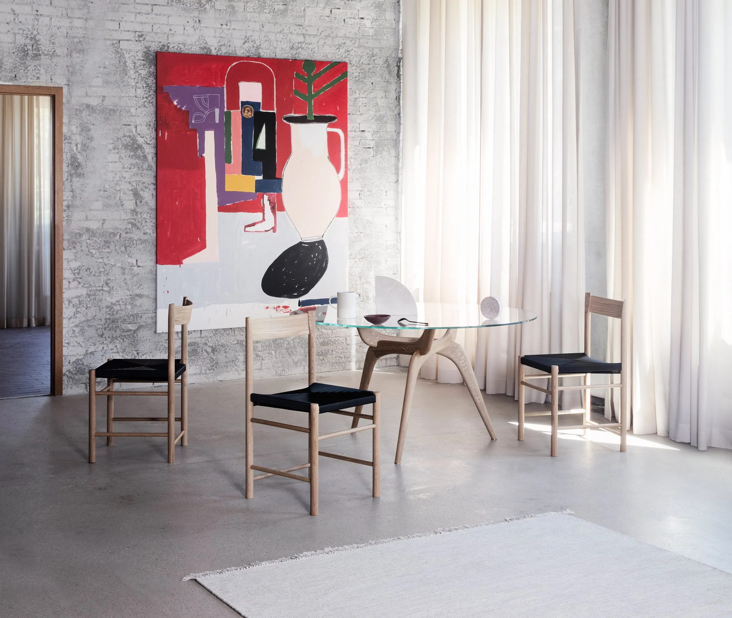 Fchair Dining Chair - Natural, Oak