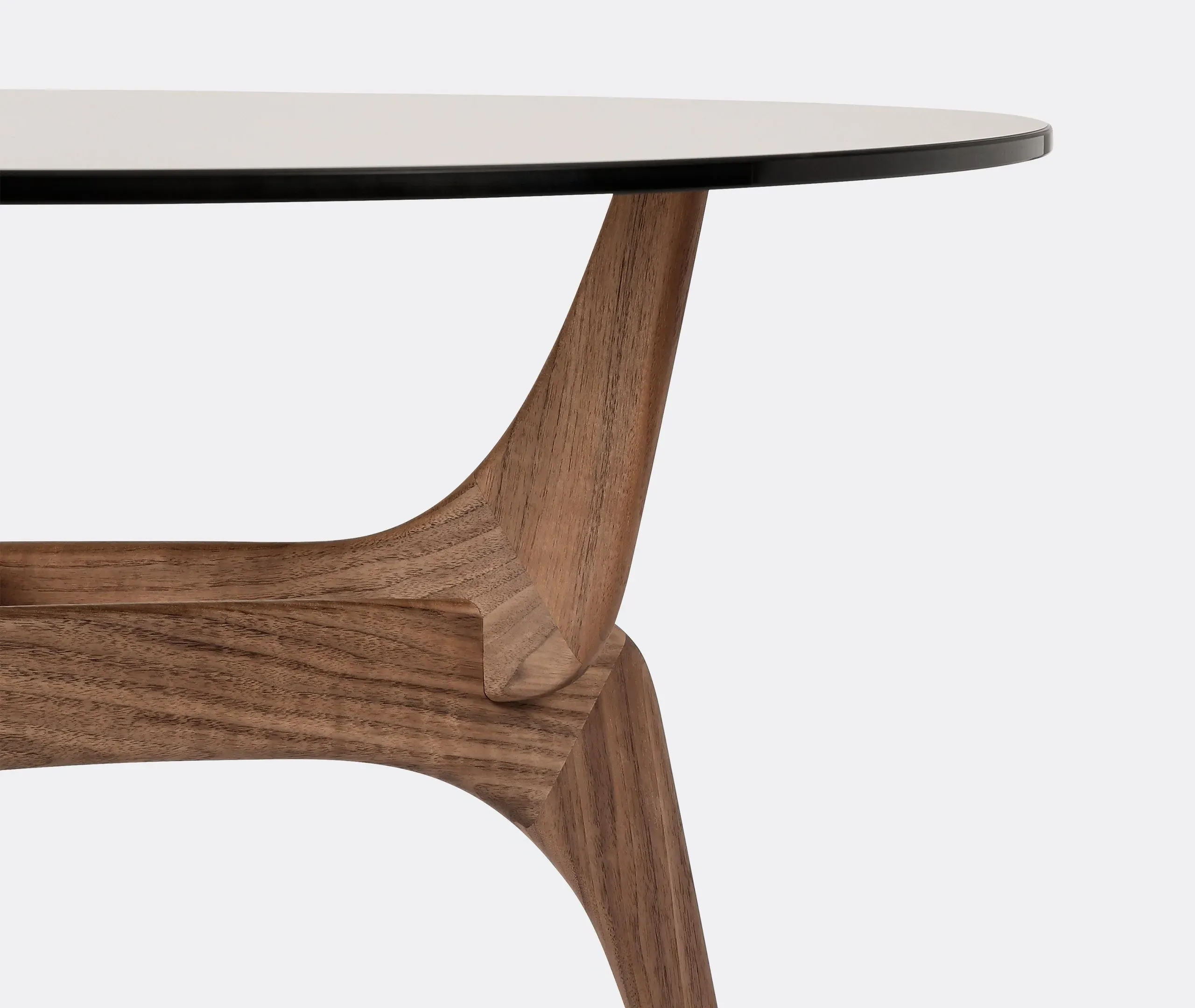 Round Coffee Table - Bronze, Glass