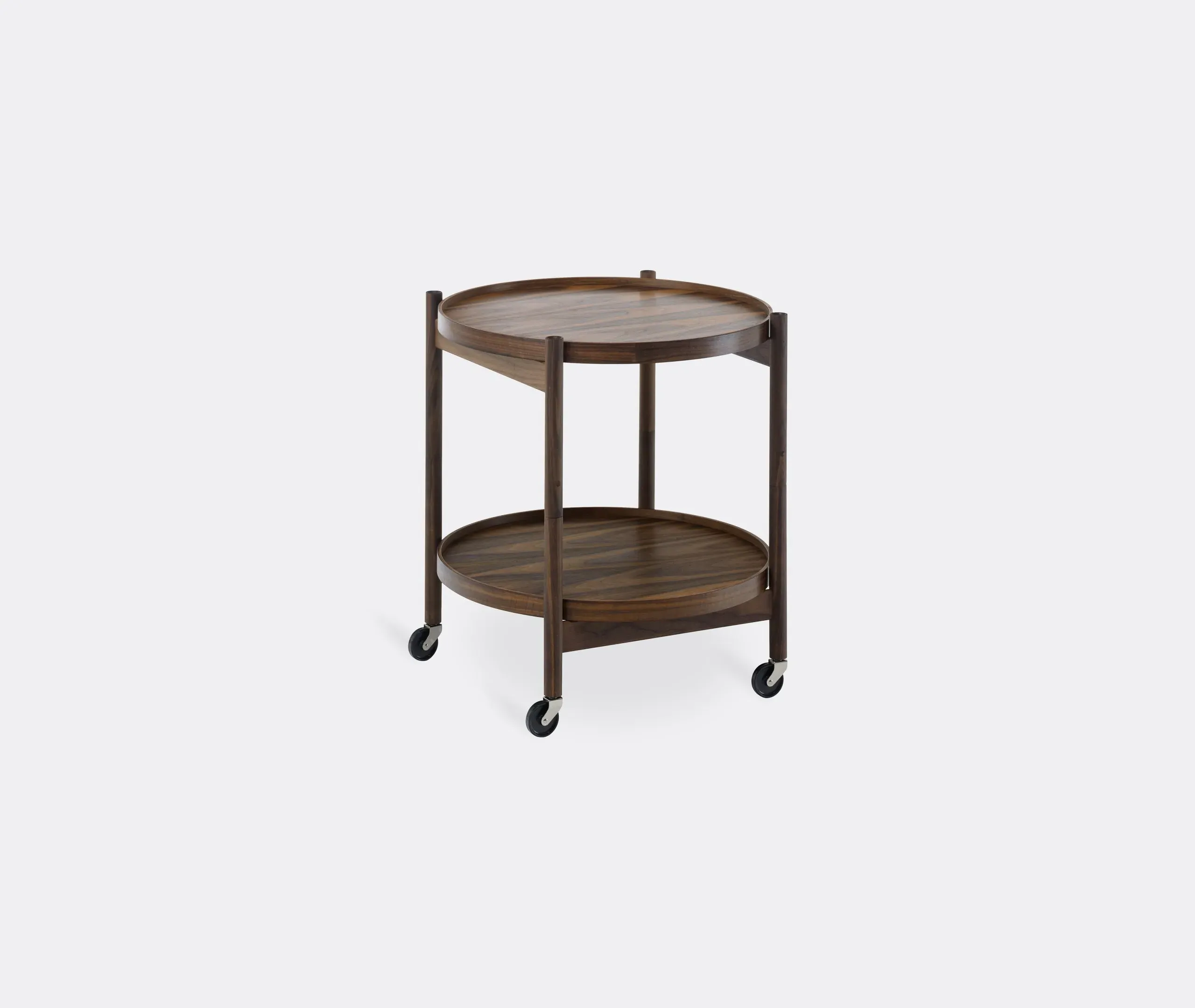 Tray Table with Foldable Frame - Walnut