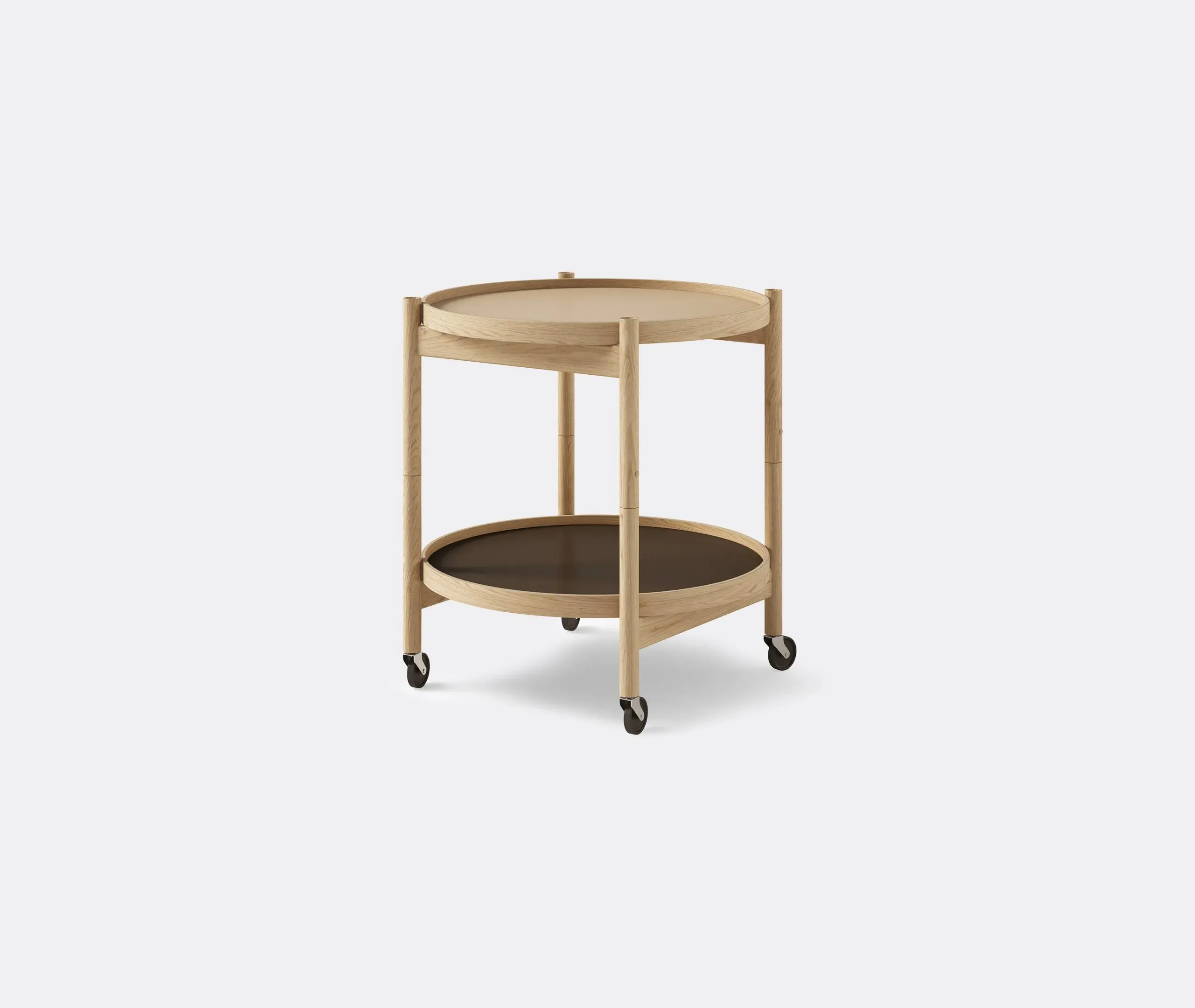 Tray Table with Reversible Tops - Beige, Oak