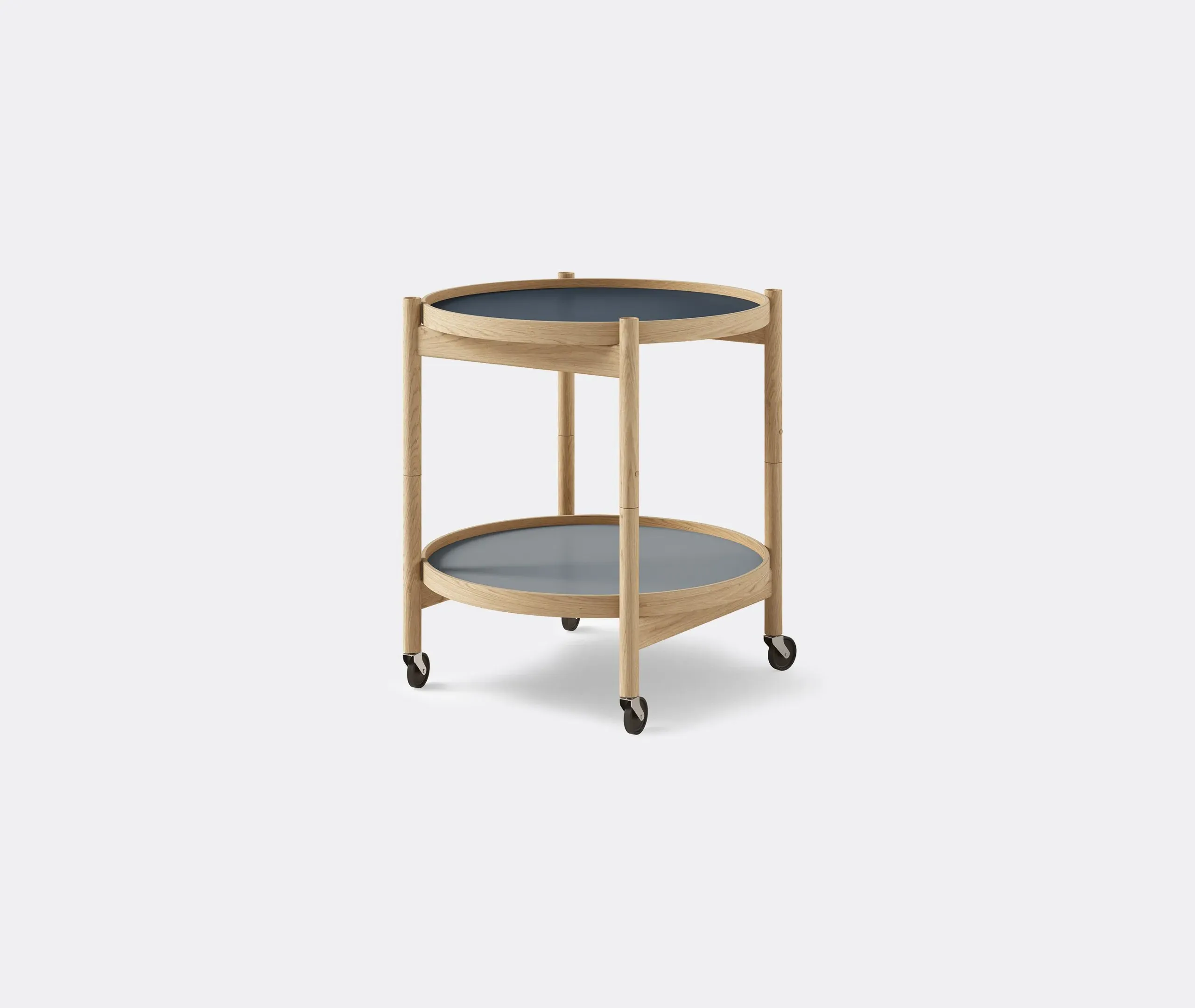 Tray Table with Reversible Tops - Blue, Oak