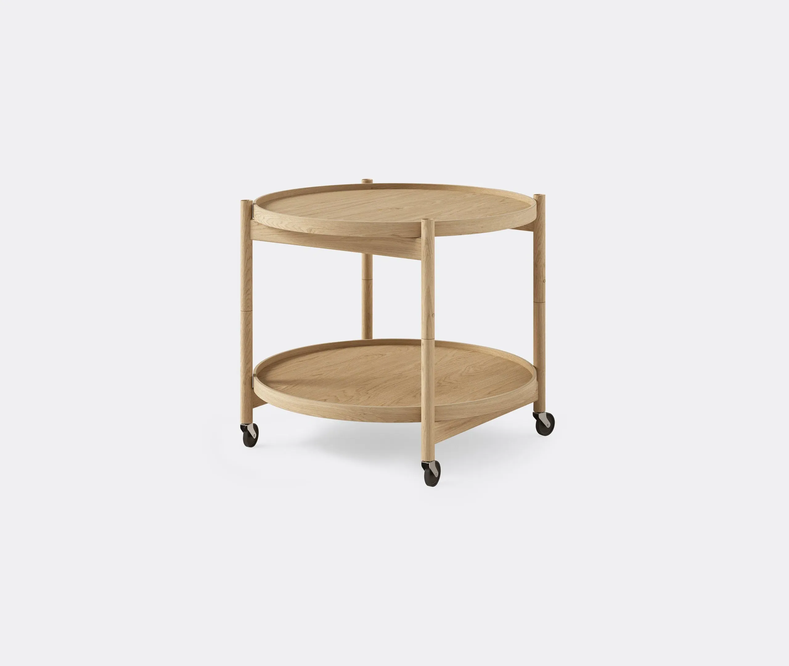 Tray Table with Reversible Tops - Brown, Oak