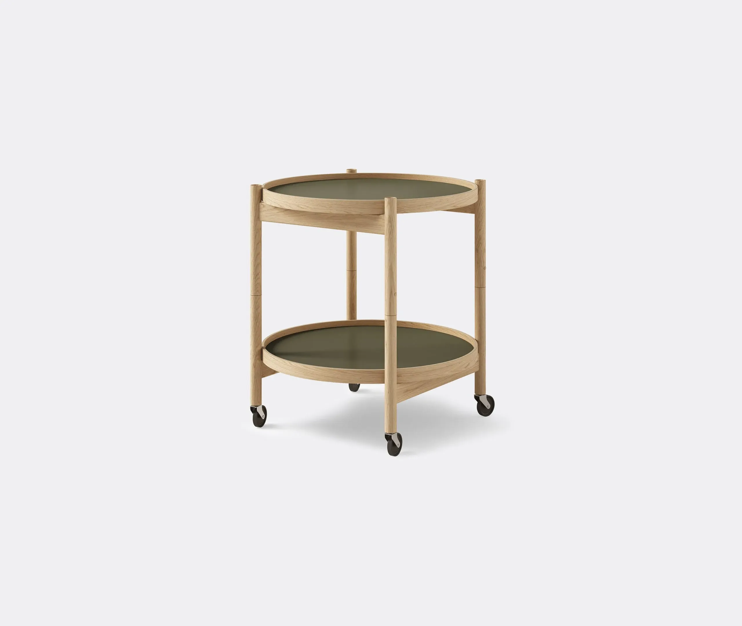 Tray Table with Reversible Tops - Green, Oak