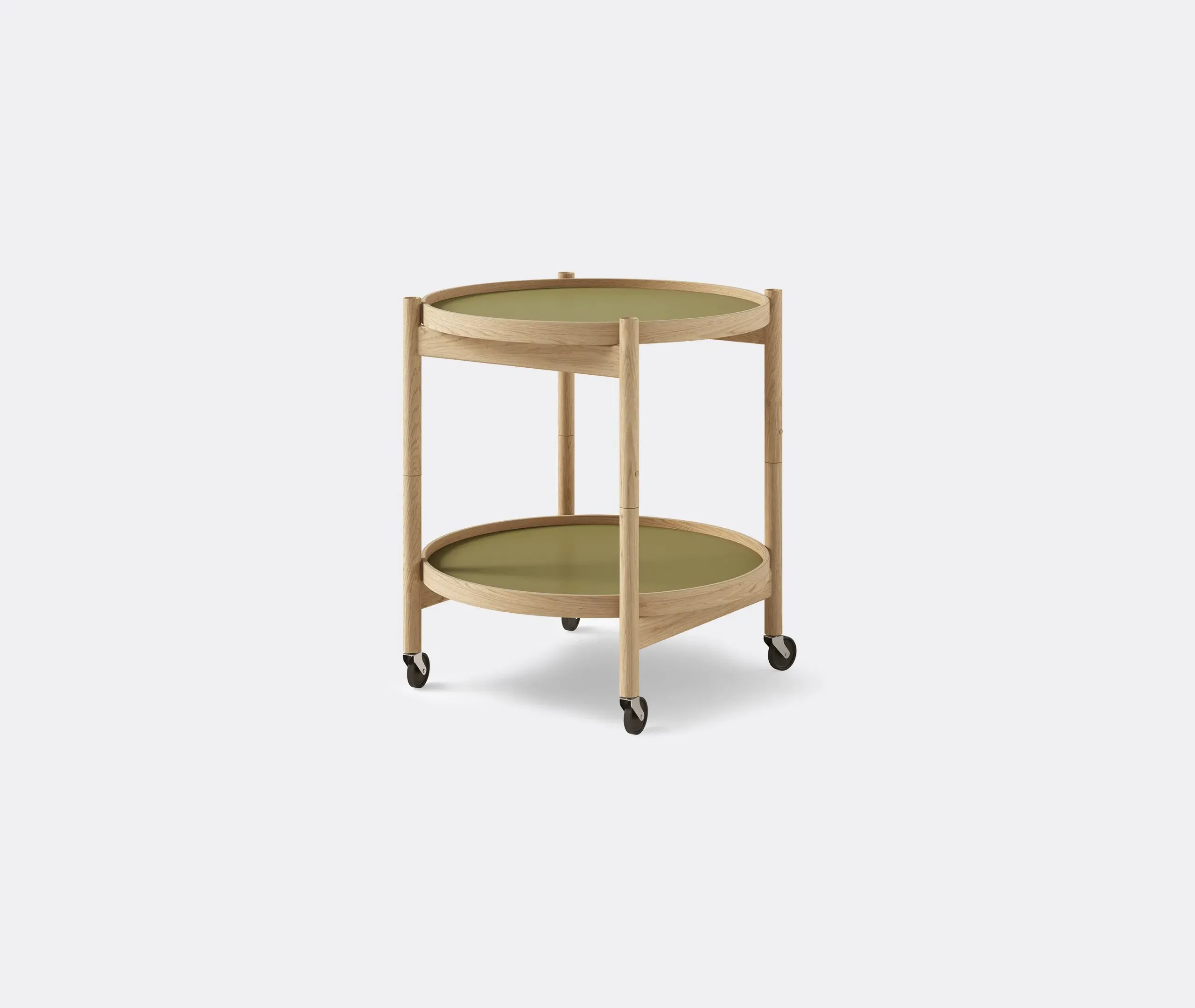 Tray Table with Reversible Tops - Green, Oak