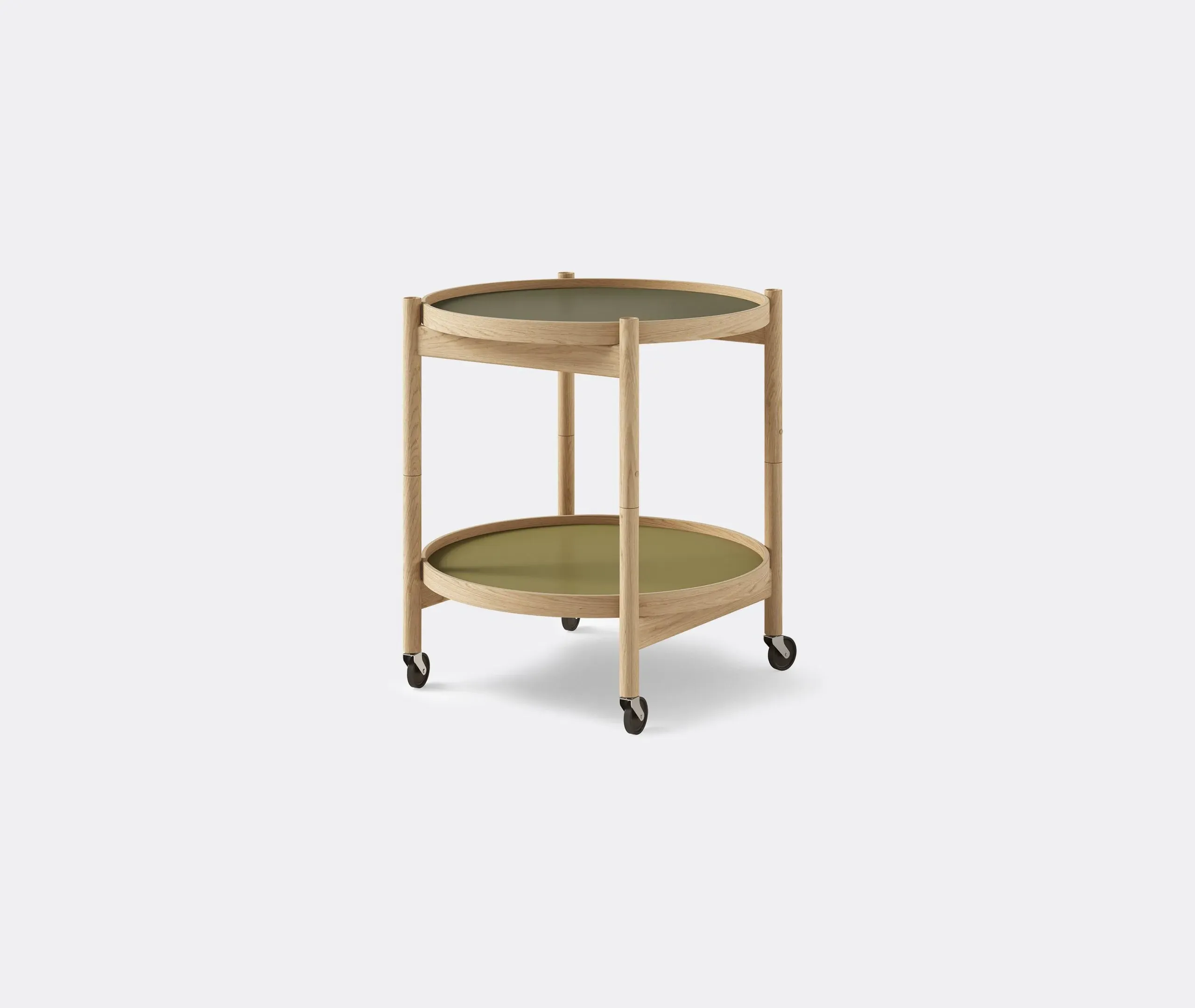 Tray Table with Reversible Tops - Green, Oak
