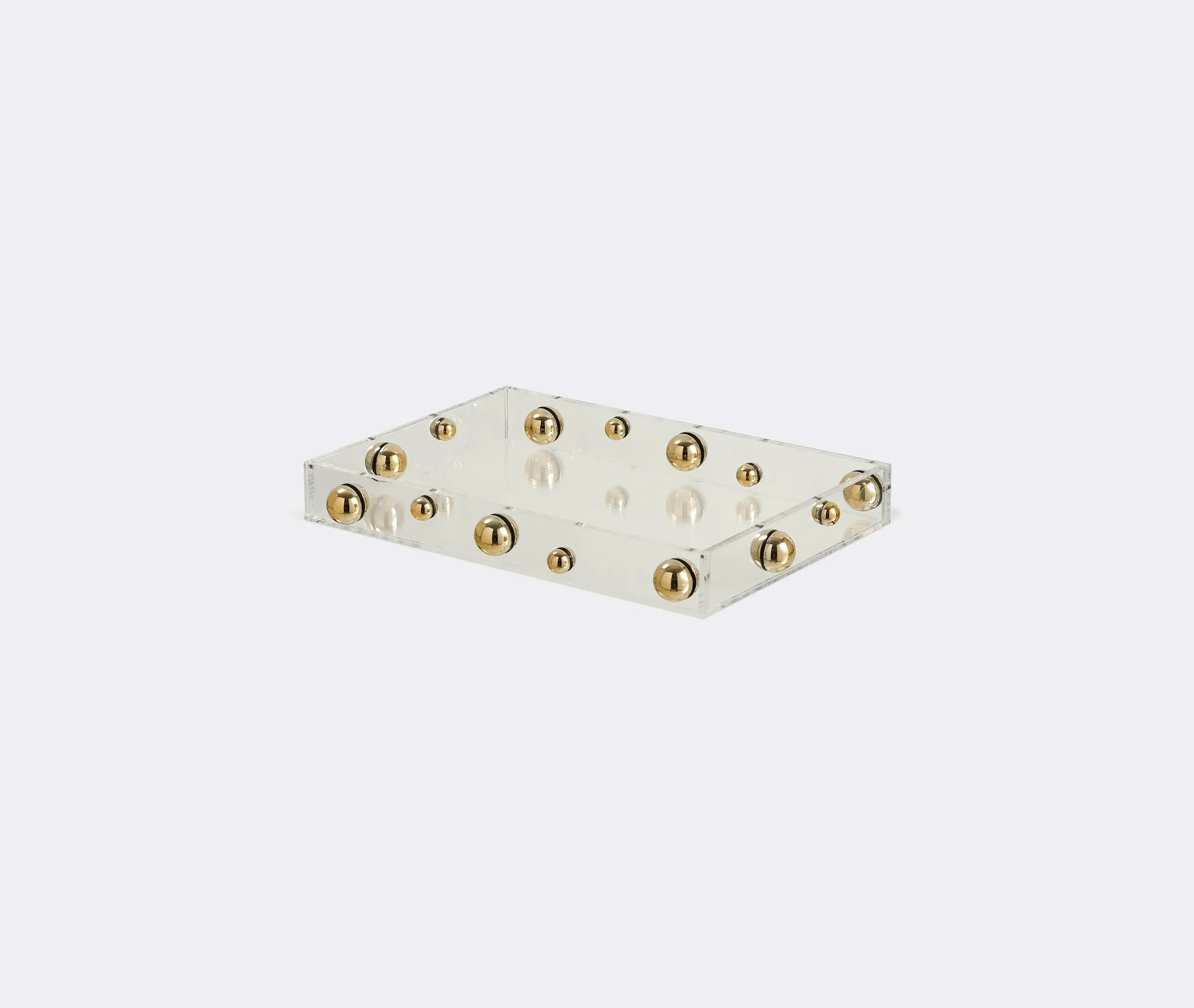 Bandeja Match Small Serving Tray - Gold, Acrylic image