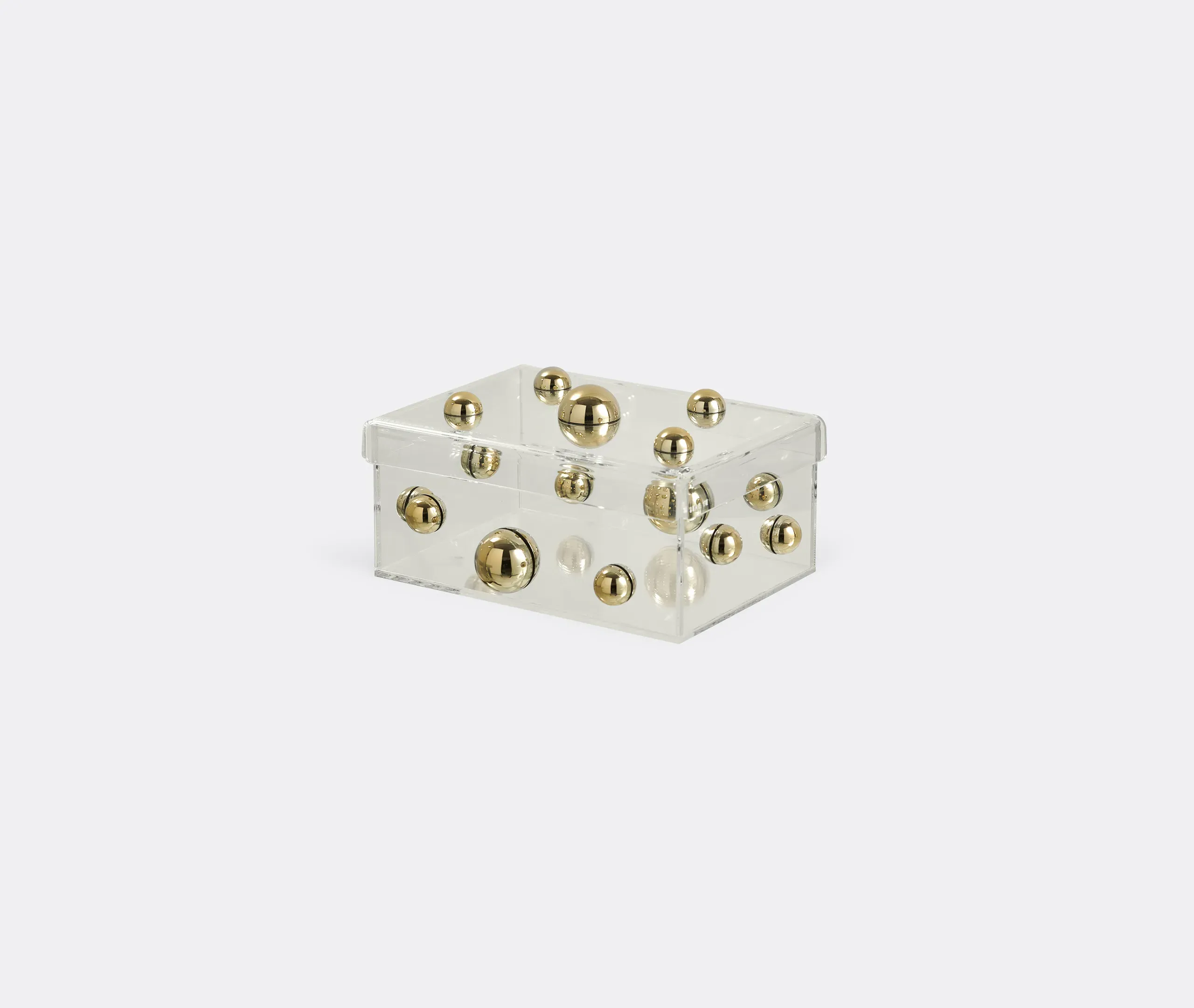 Box Match Sculpture - Gold, Acrylic product