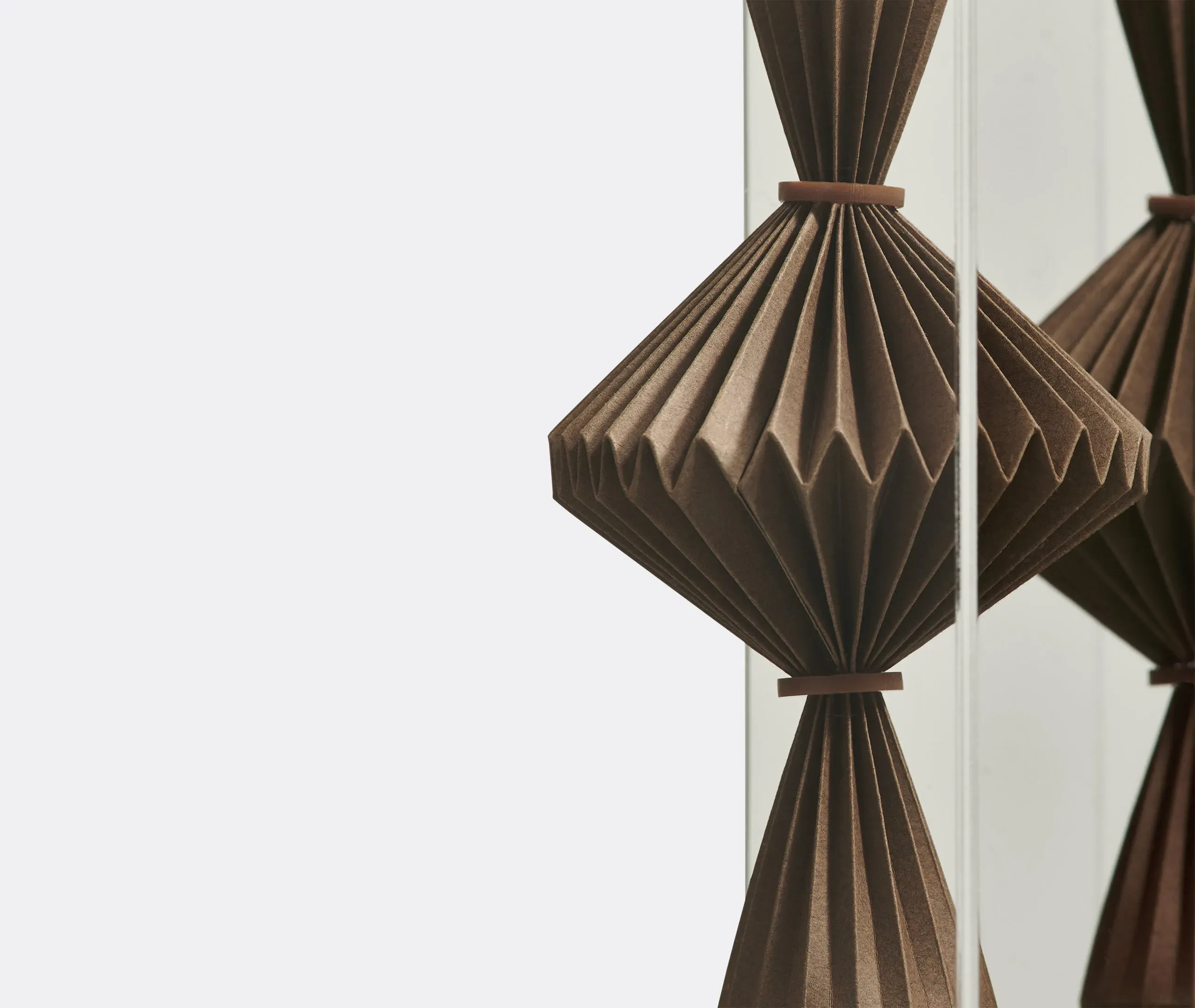 Double Triballoon Sculpture - Brown, Paper