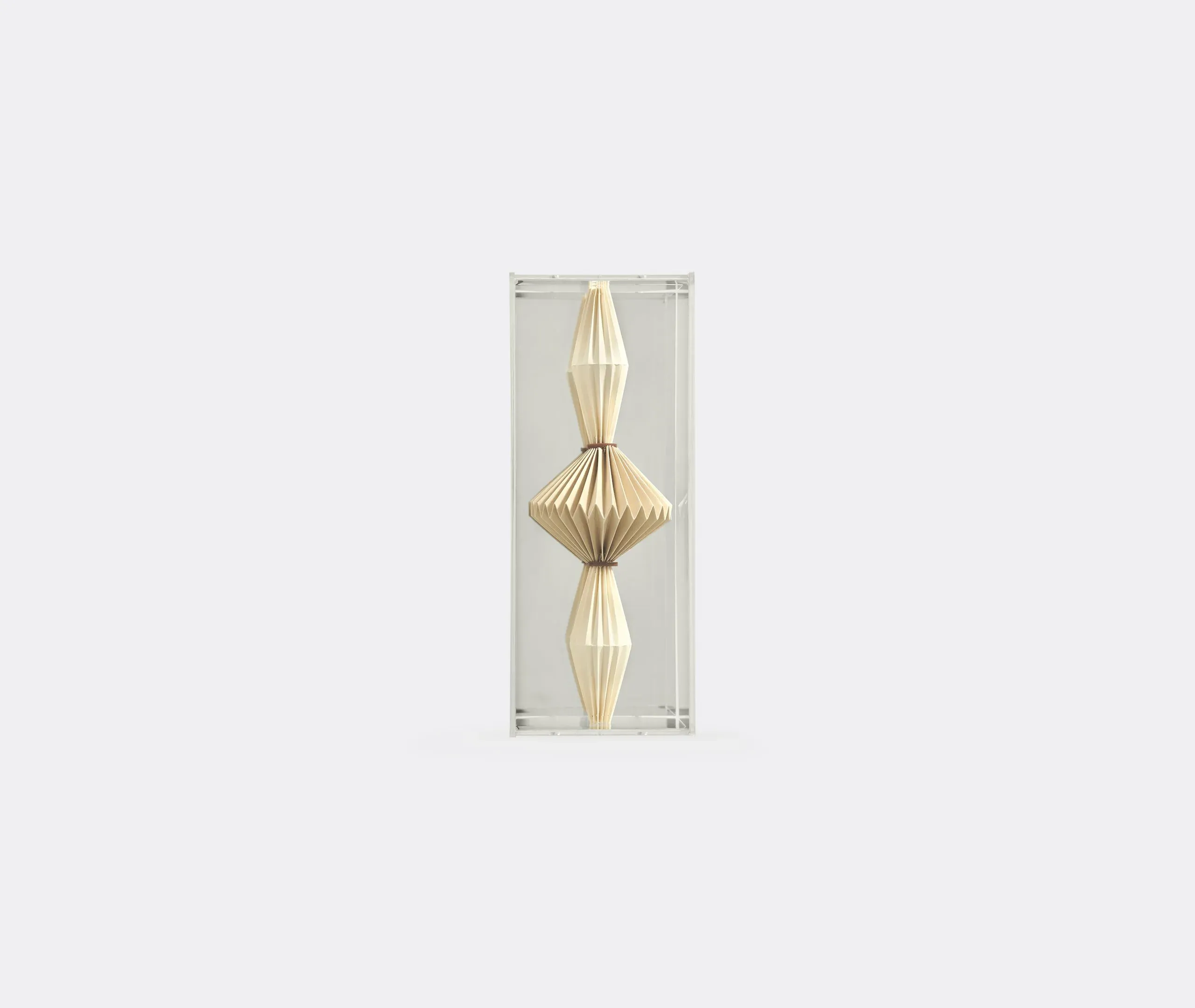 Double Triballoon Sculpture - Off White, Paper