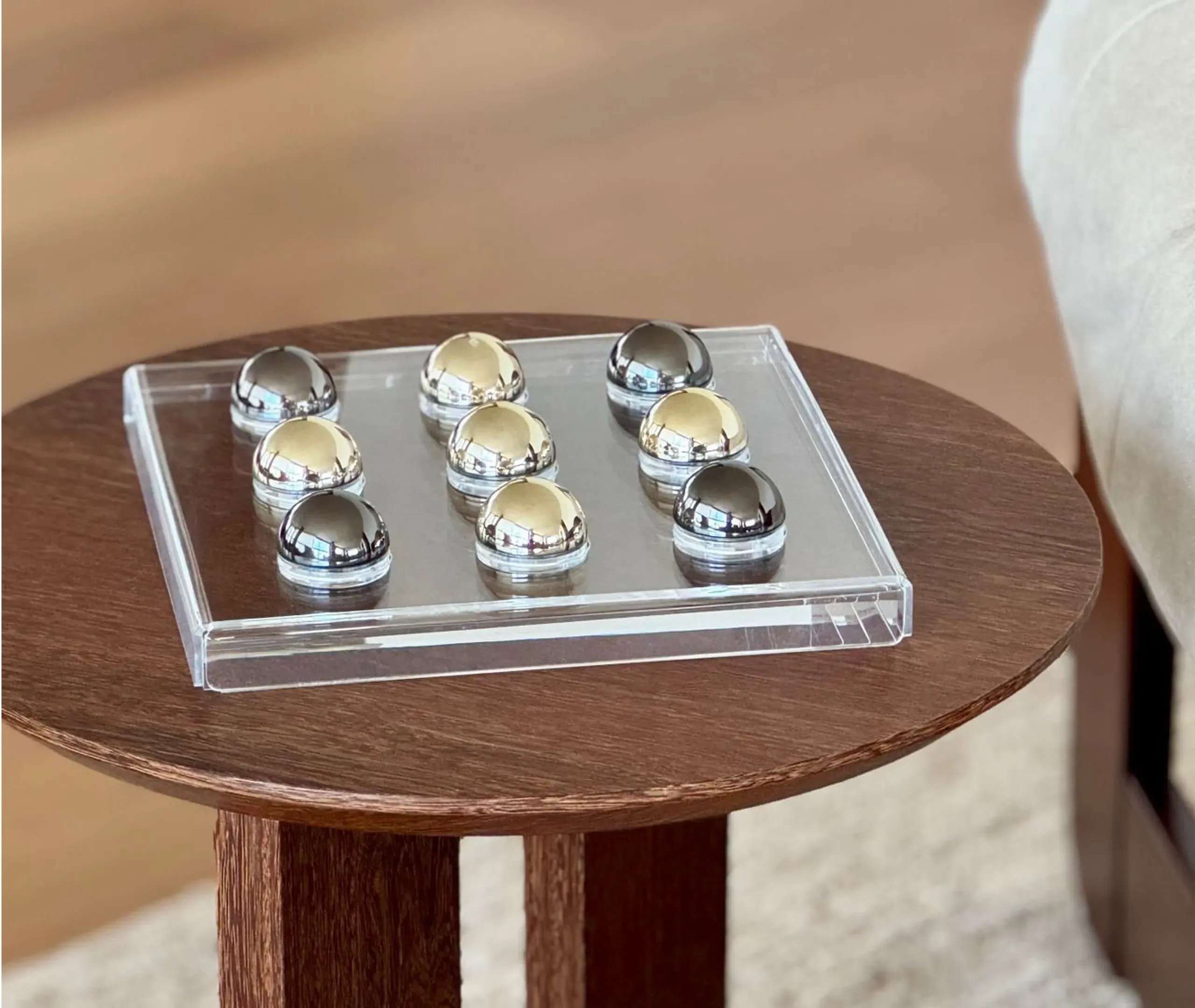 Ice Tic Tac Toe Set - Transparent, Acrylic