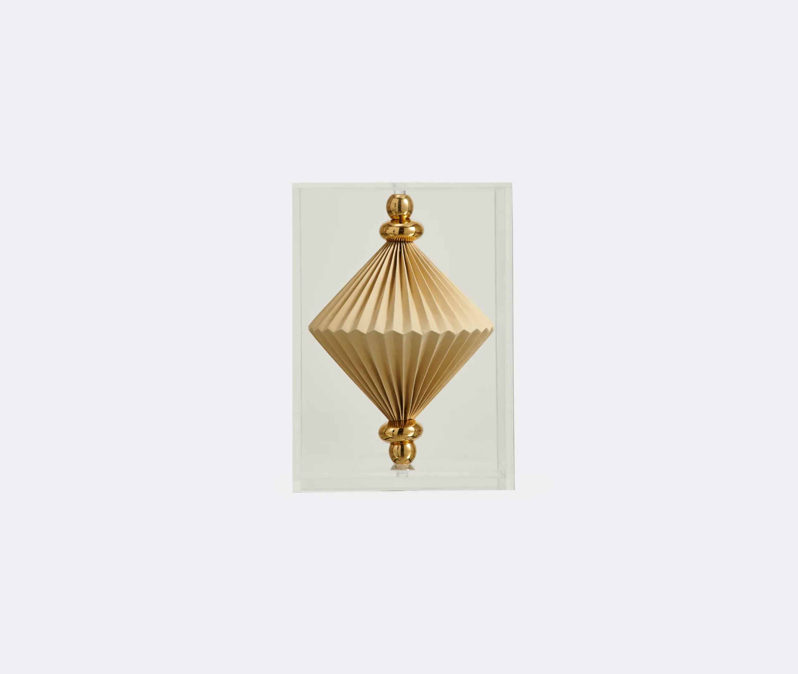 Petit Joia Paper Sculpture in Acrylic Box - Off-White product