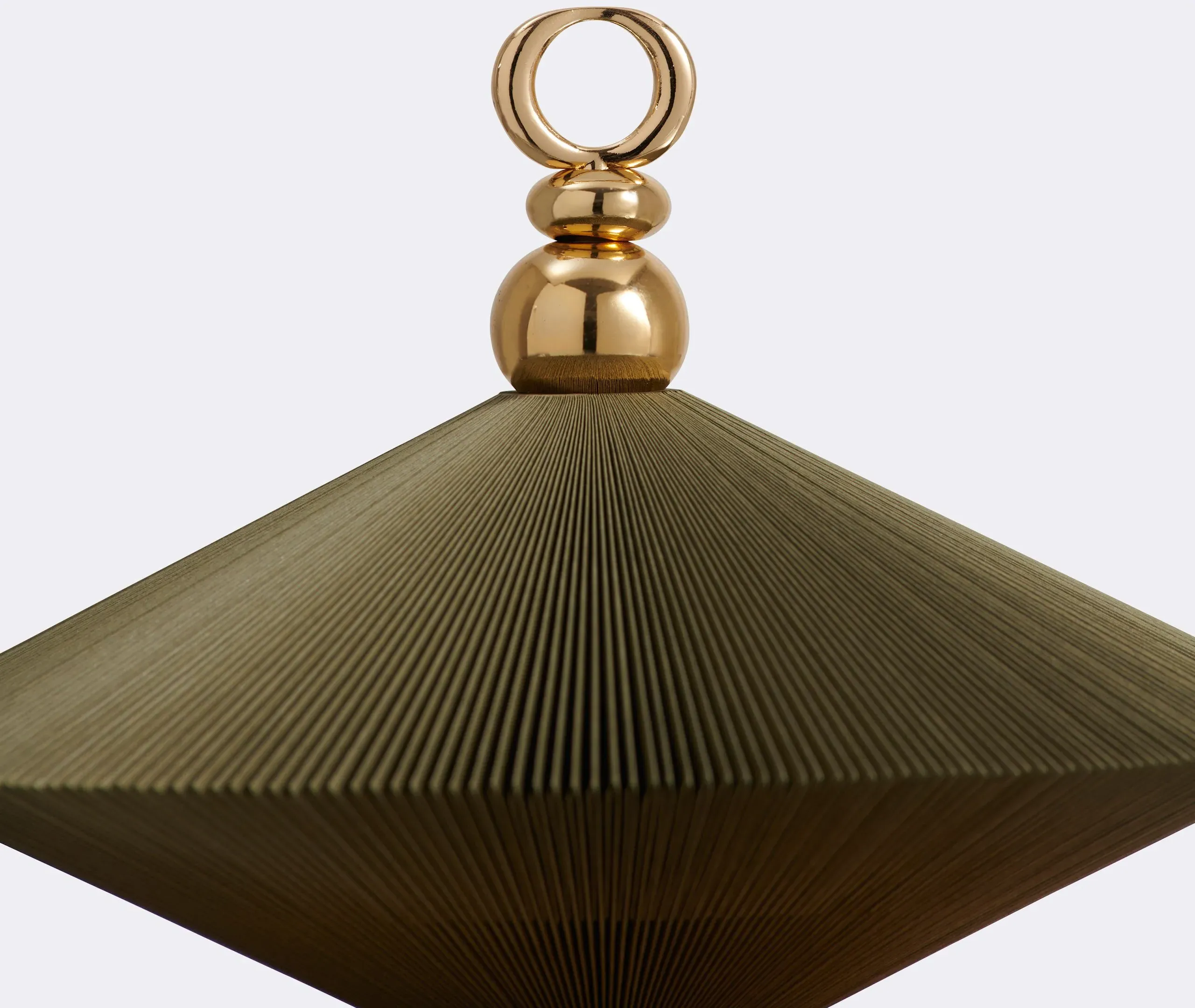 Pião Decorative Sculpture - Green, Paper
