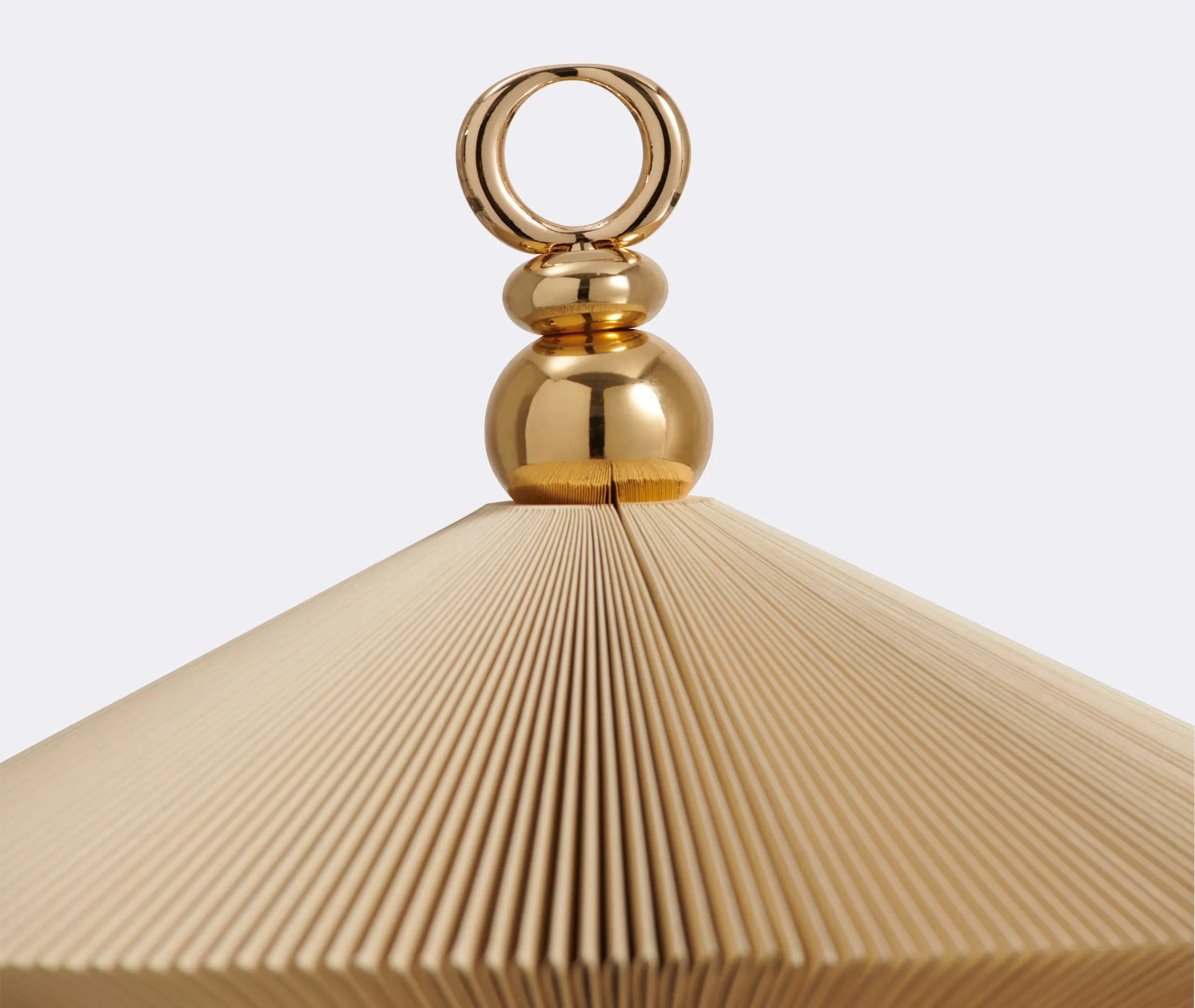 Pião Decorative Sculpture - Off White, Paper
