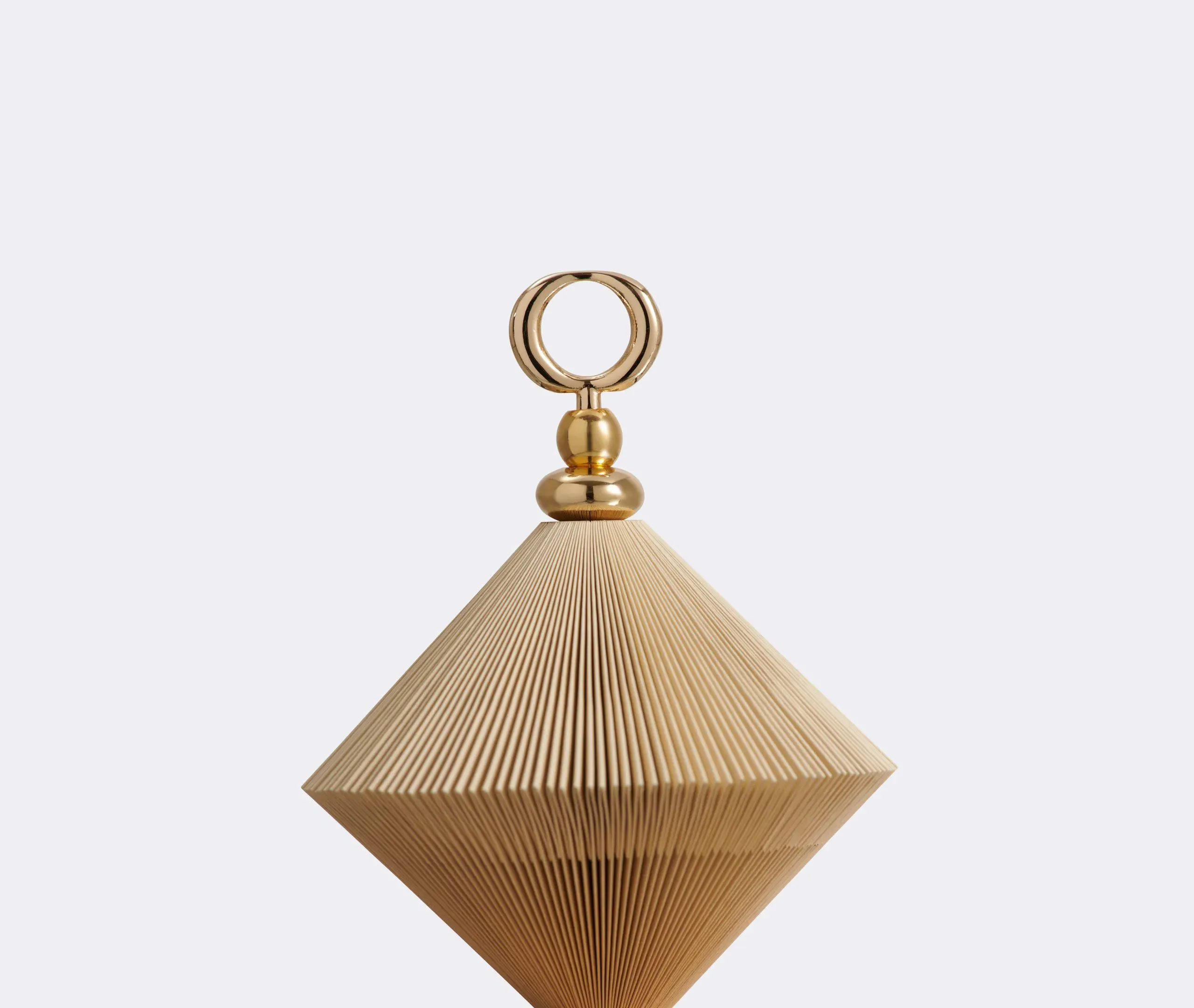 Pião Decorative Sculpture - Off White, Paper