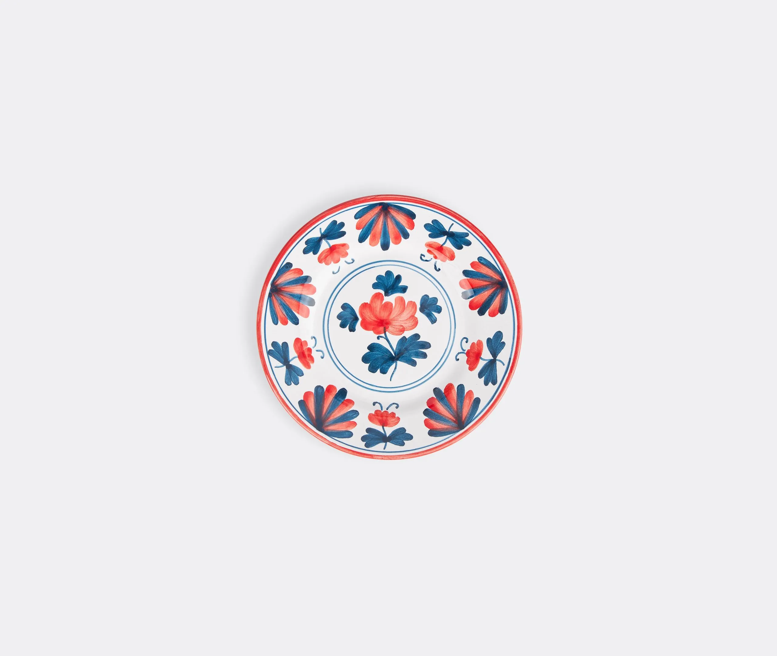 Blossom Dessert Plate - Red