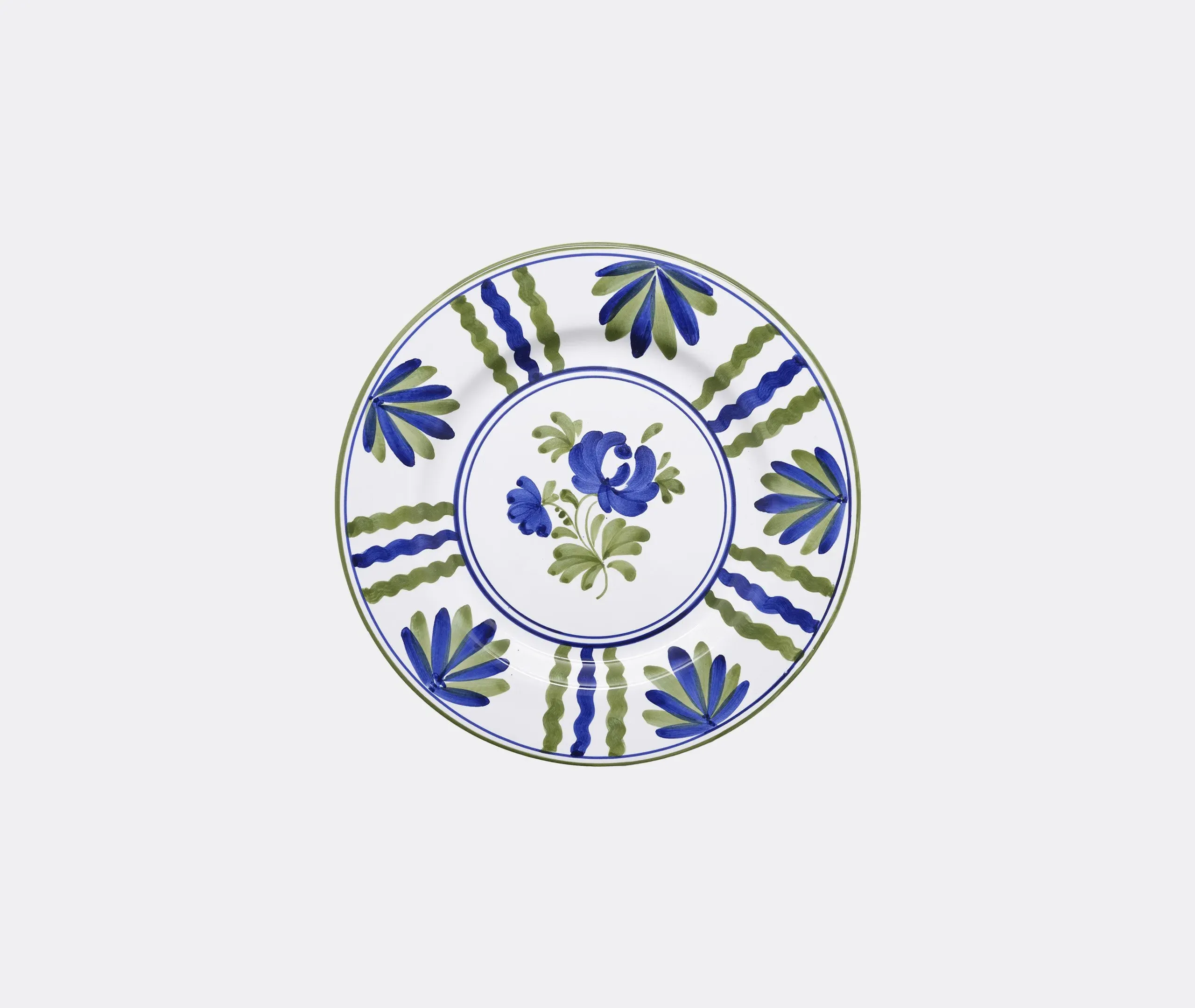 Blossom Dinner Plate - Blue, Hand-Painted image