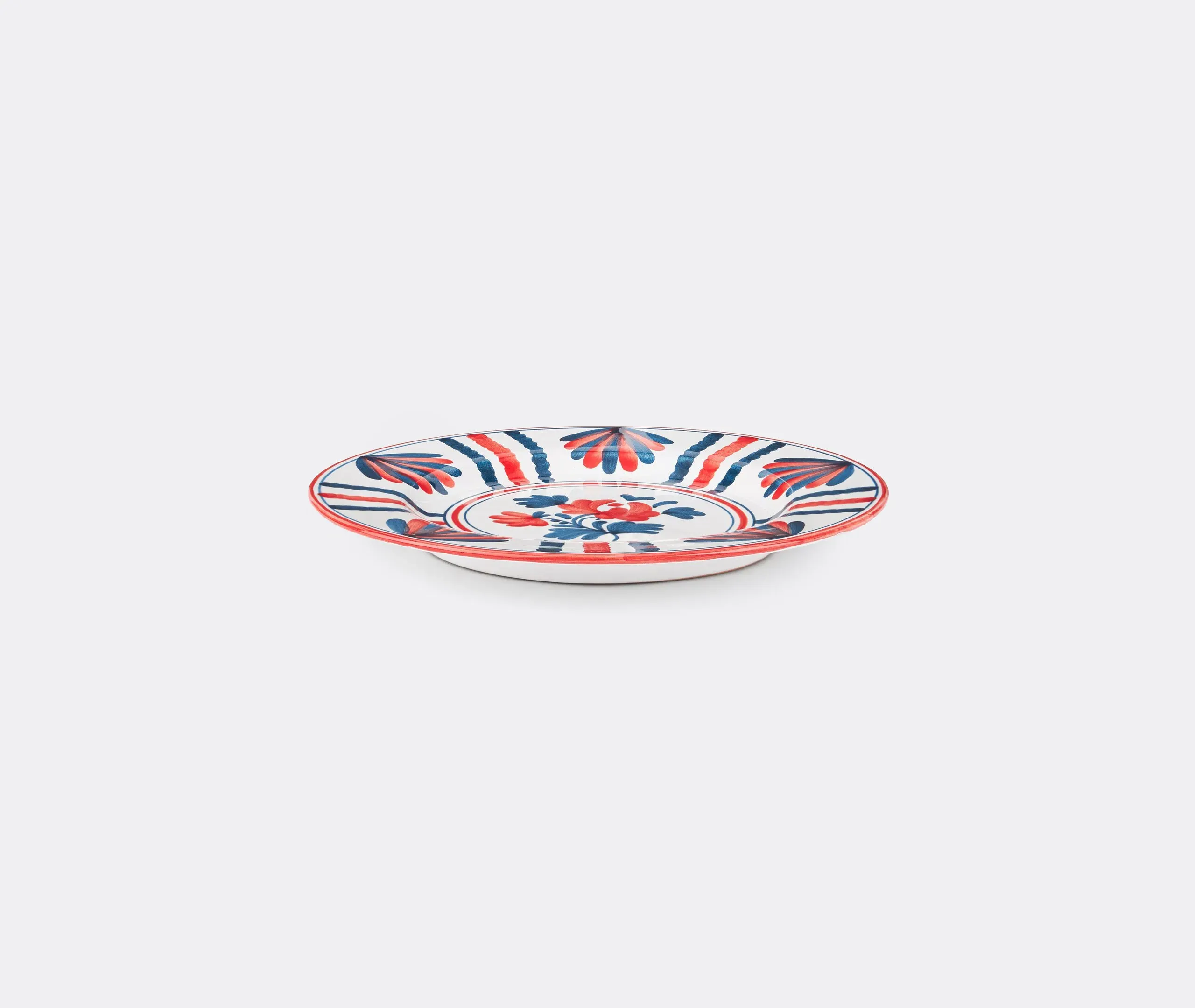 Blossom Dinner Plate - Red, Hand-Painted