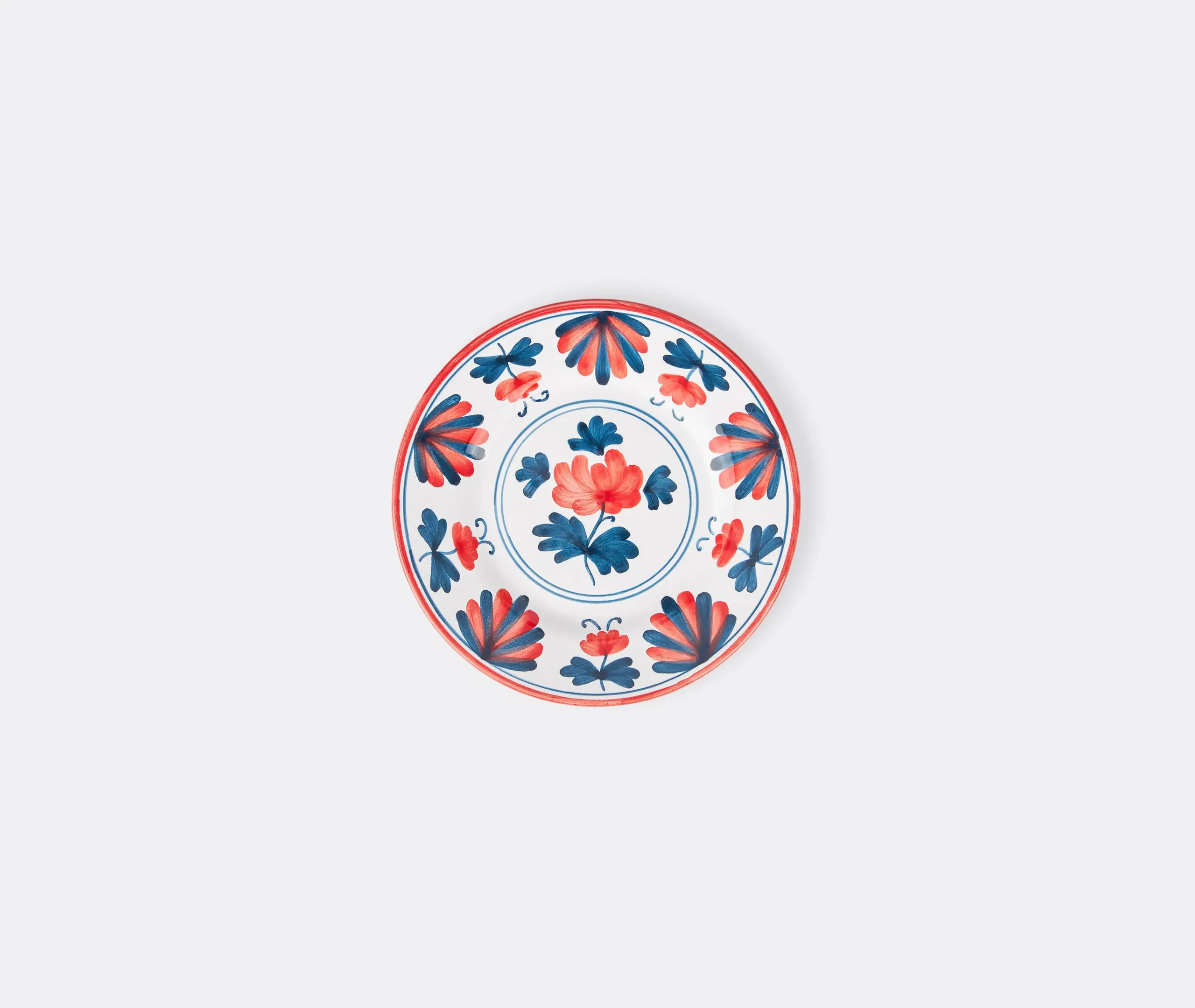 Casa Cabana Blossom Dessert Plate - Red, Multicolor product