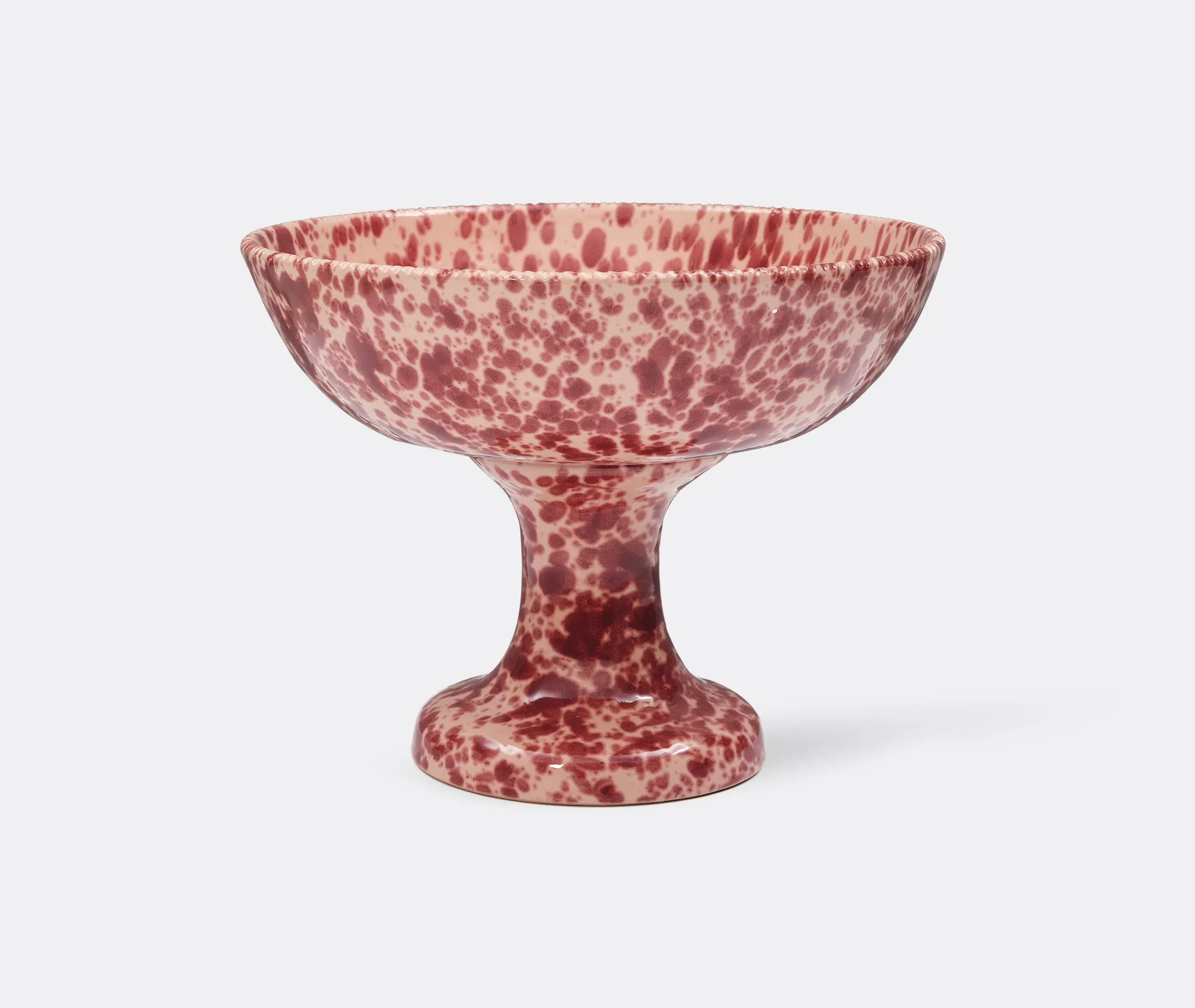 Elevated Fruit Stand Speckled Design - Pink