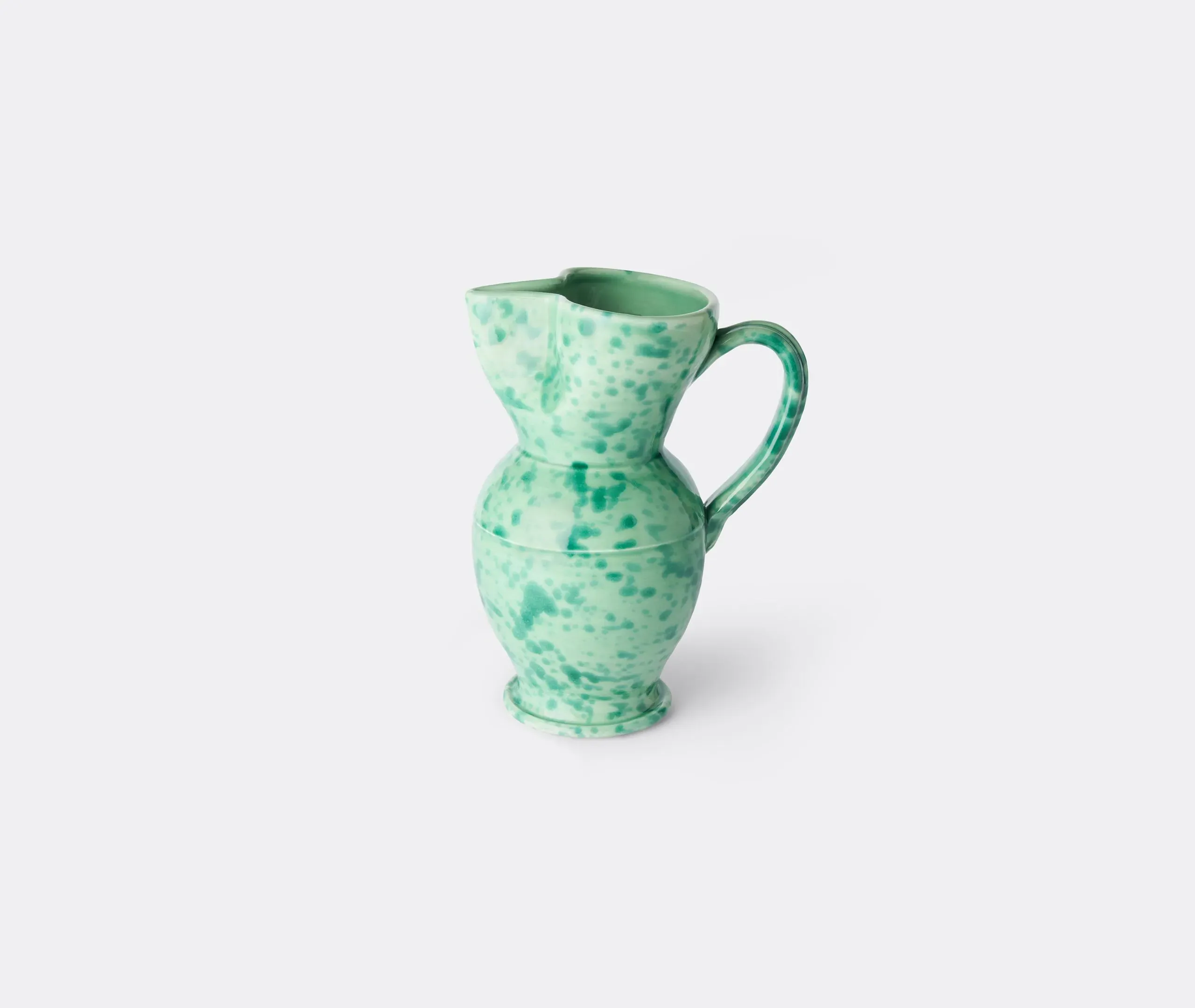 Glazed Pitcher - Green, Ceramic
