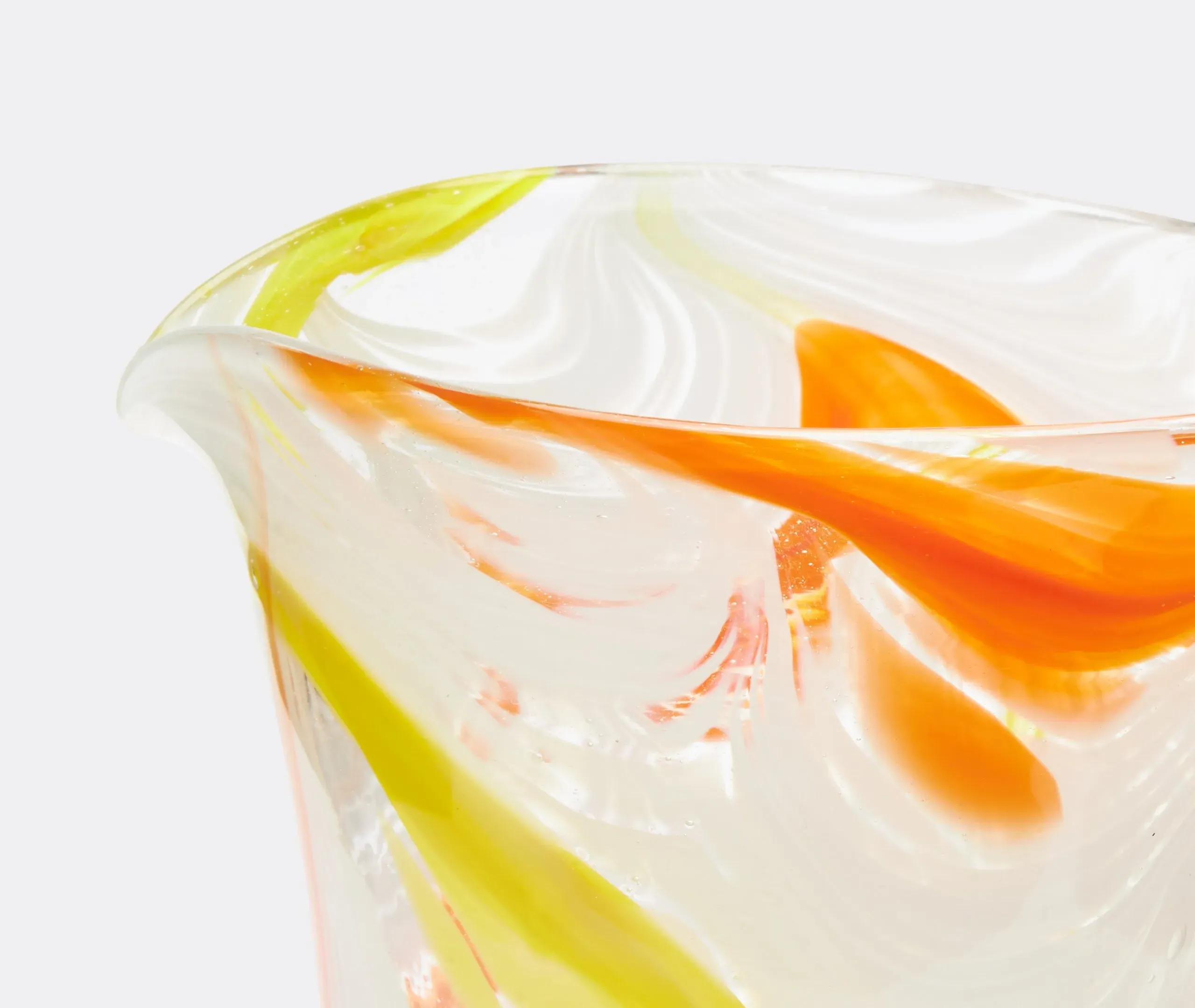 Jackie Glass Carafe - Multicolor, Murano Glass